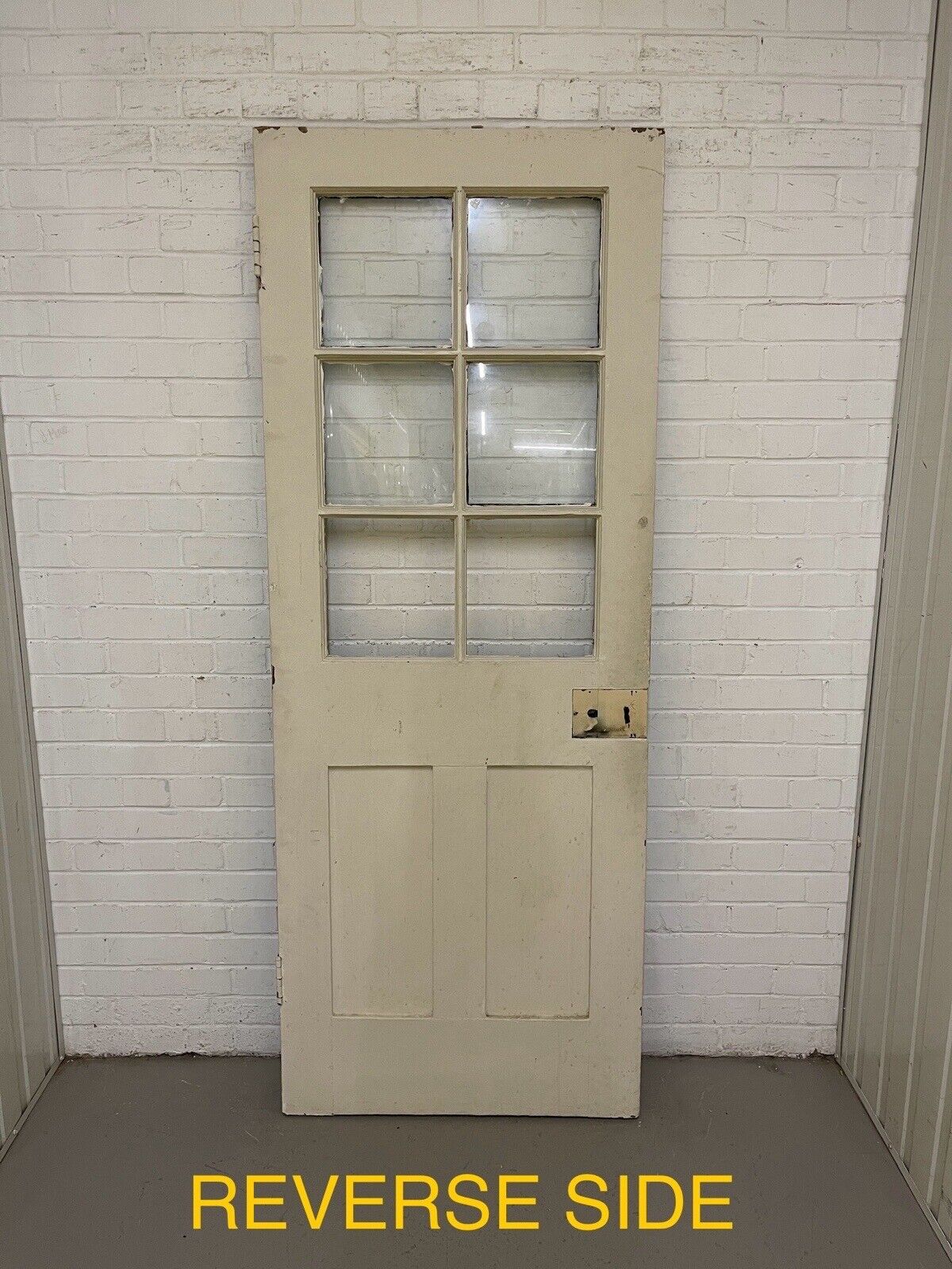 Reclaimed Georgian Victorian Wooden Panel External Or Internal Door 1980 x 760mm