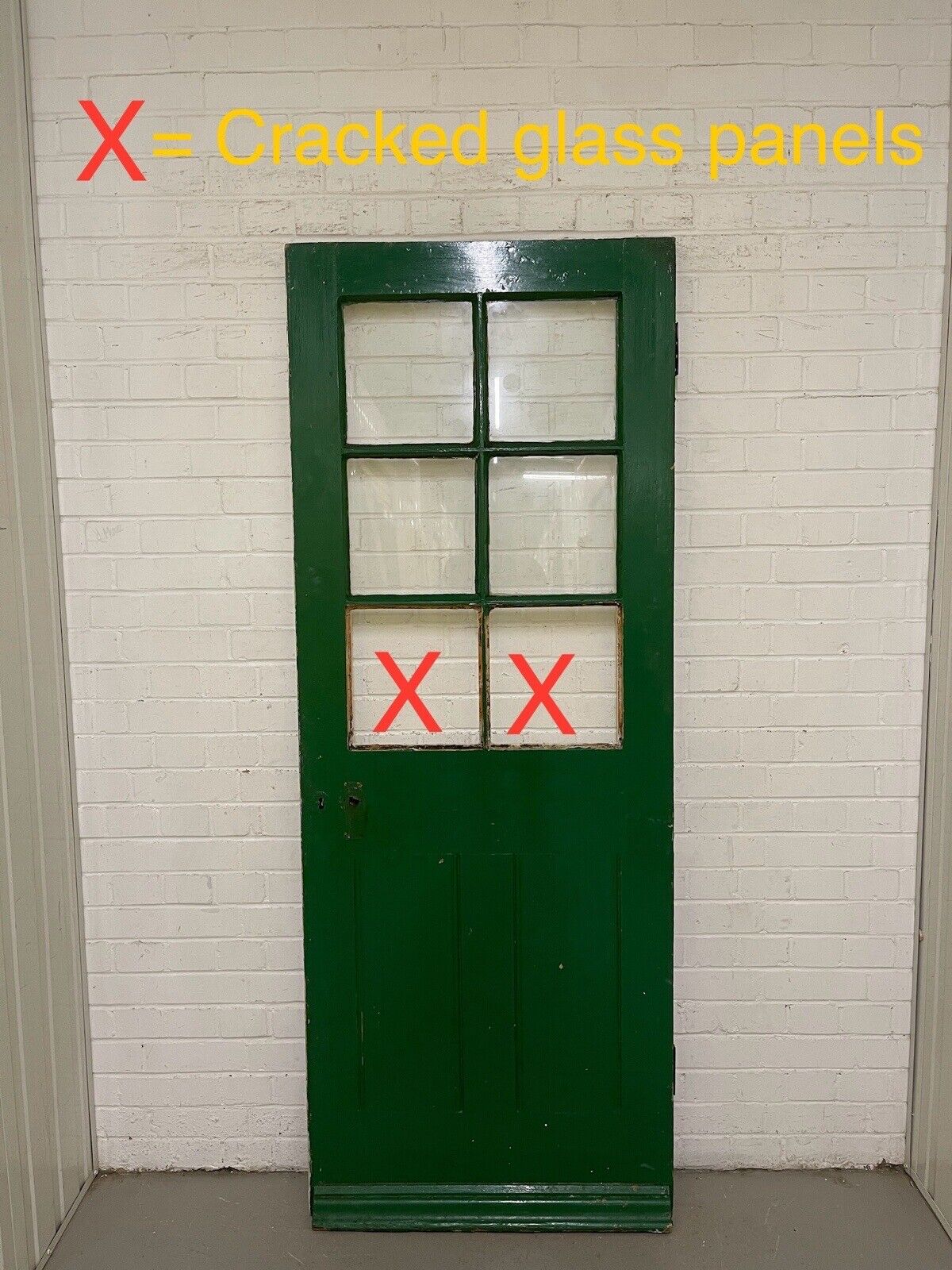 Reclaimed Georgian Victorian Wooden Panel External Or Internal Door 1980 x 760mm