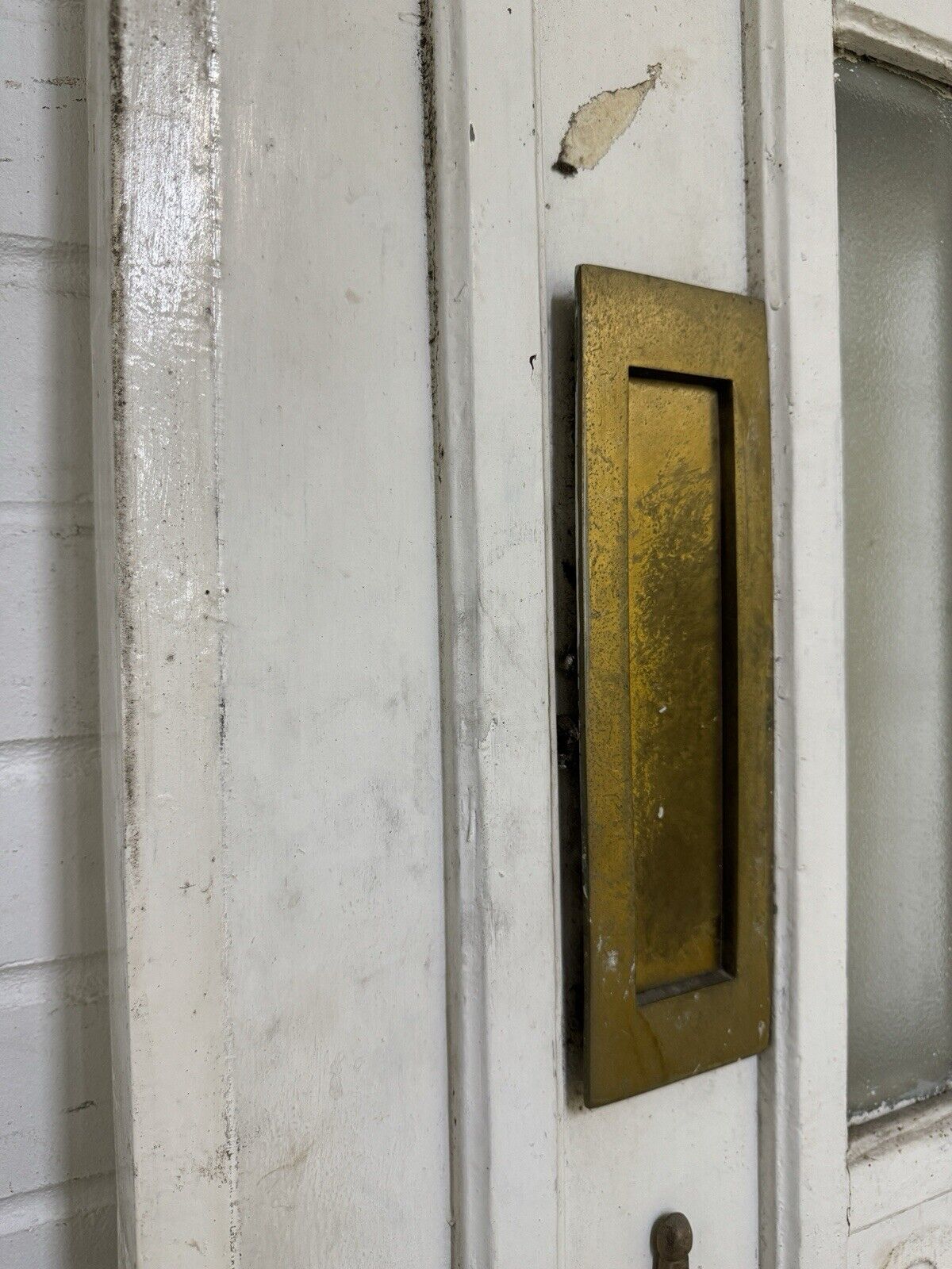 Reclaimed Old Arts and Crafts Victorian Wooden Front Door 2023 x 805mm
