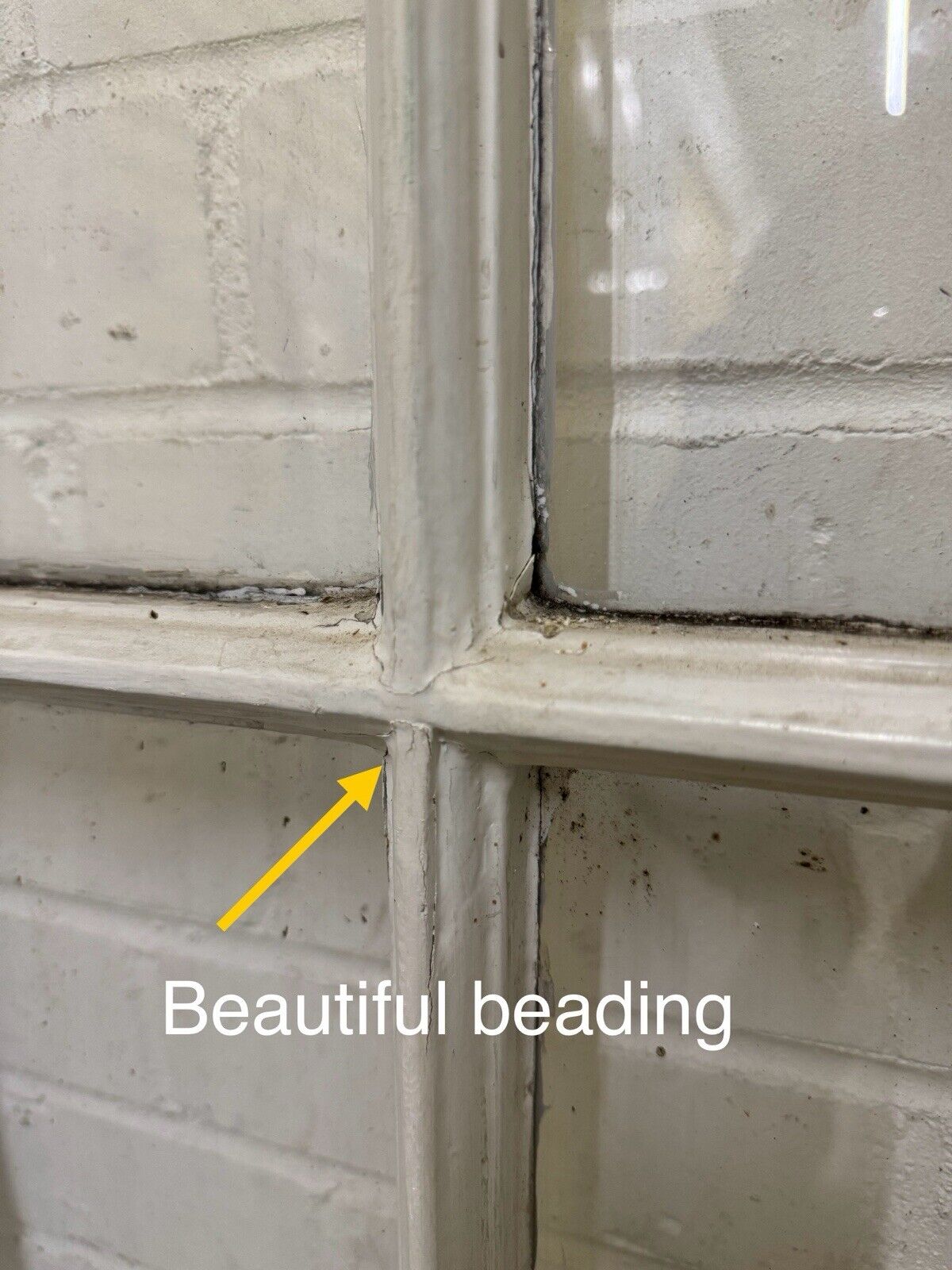 Pair Of Reclaimed Georgian 4 Panel Wooden Panel Windows