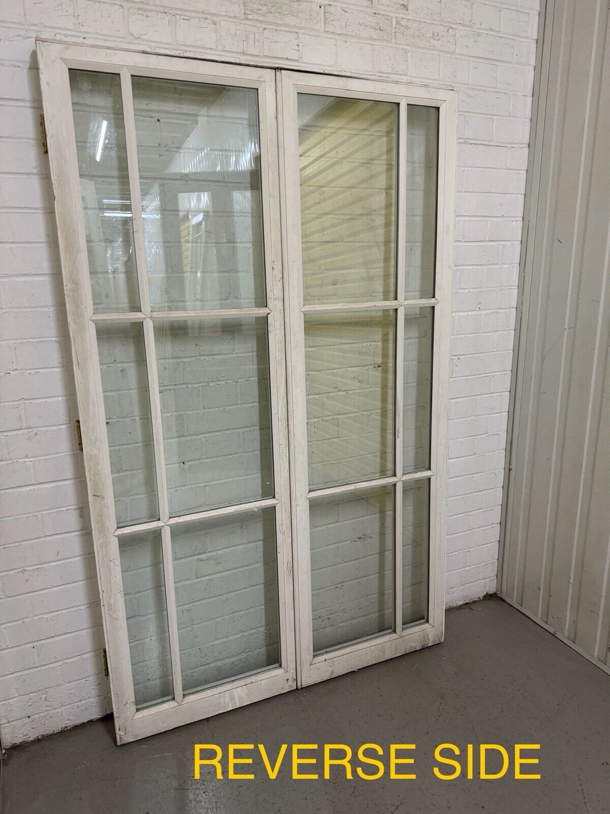 Reclaimed French Double Glazed Wooden Double Doors 1786 or 1810mm x 1120mm