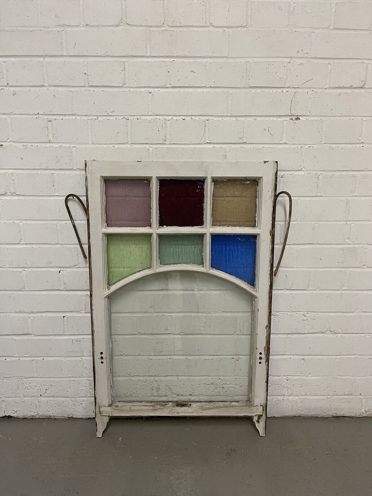 Reclaimed Old Georgian Edwardian Panel Wooden Sash Window 558 x 880mm