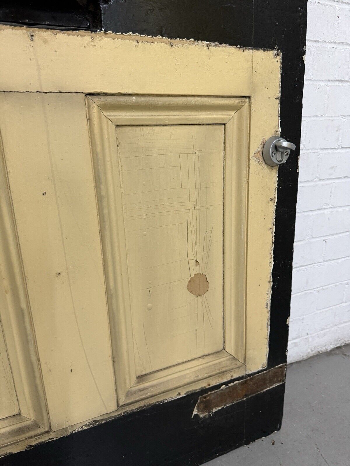 Reclaimed Old Victorian Edwardian Wooden Panel Front Door 2075 or 2080 x 855mm