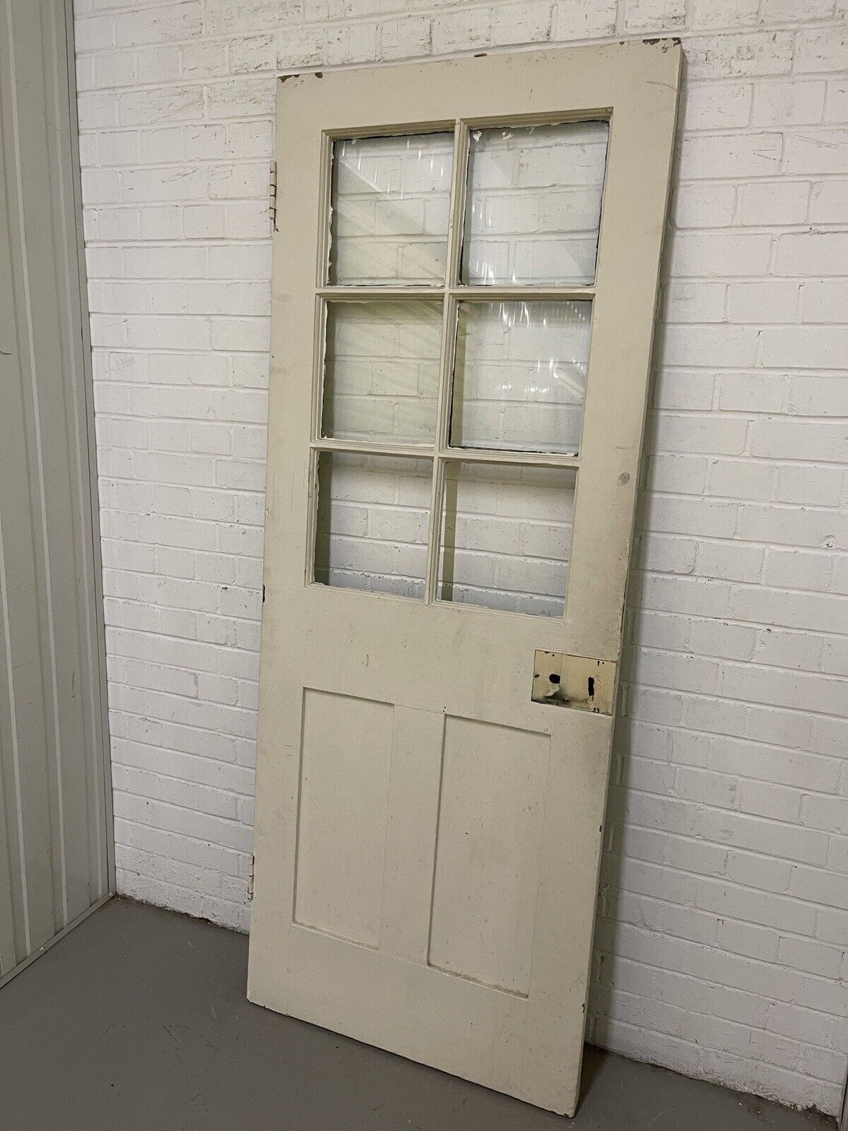 Reclaimed Georgian Victorian Wooden Panel External Or Internal Door 1980 x 760mm