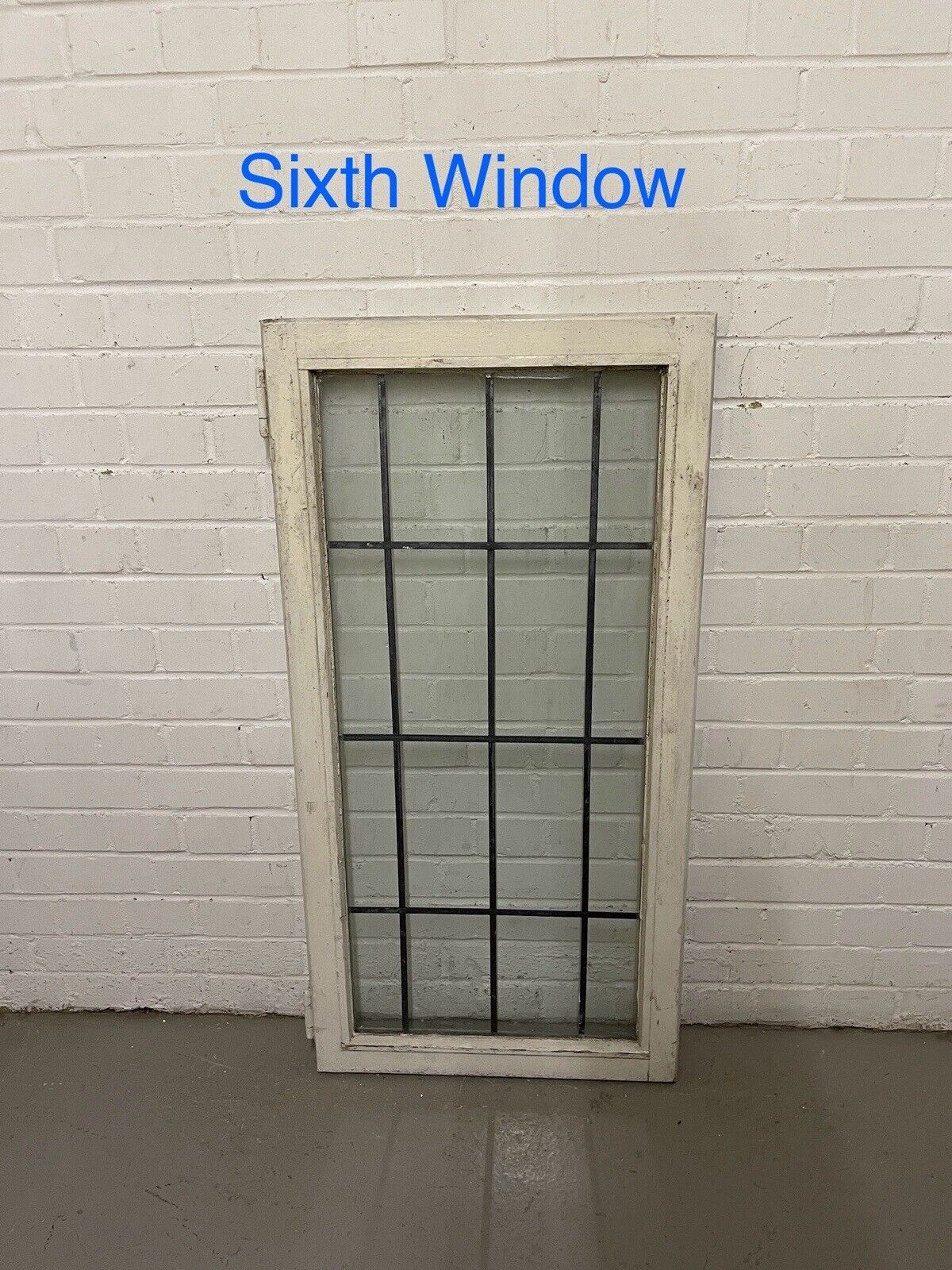 Job Lot Of 8 Reclaimed Leaded Light Double Glazed Wooden Windows