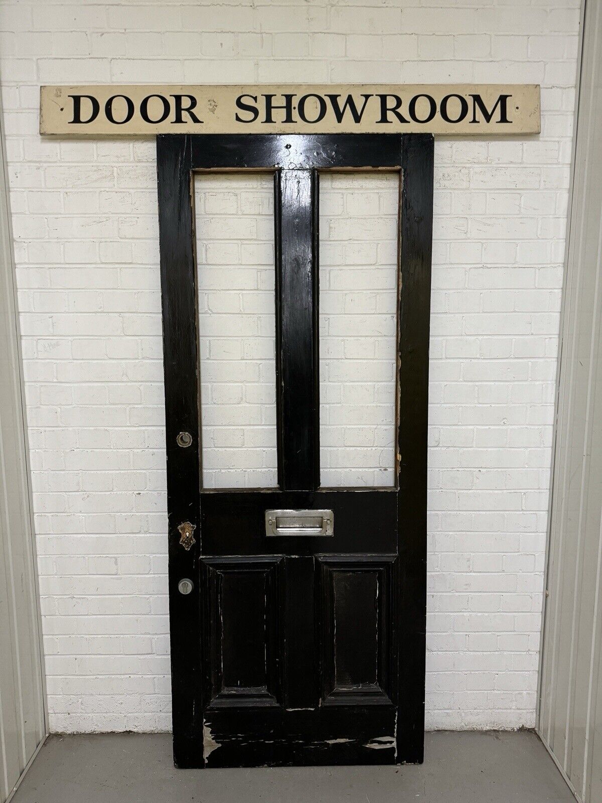 Reclaimed Old Victorian Edwardian Wooden Panel Front Door 2075 or 2080 x 855mm