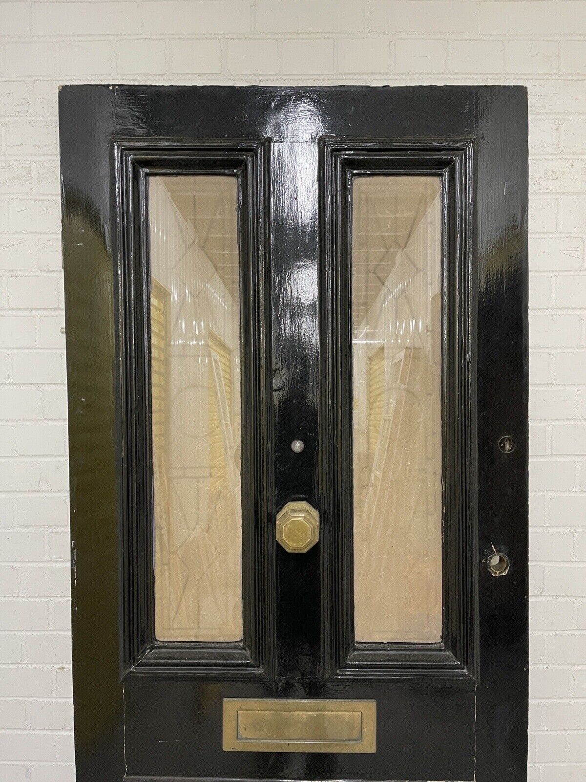Reclaimed Victorian Edwardian Wooden Panel Front Door 2120 Or 2115 x 915mm