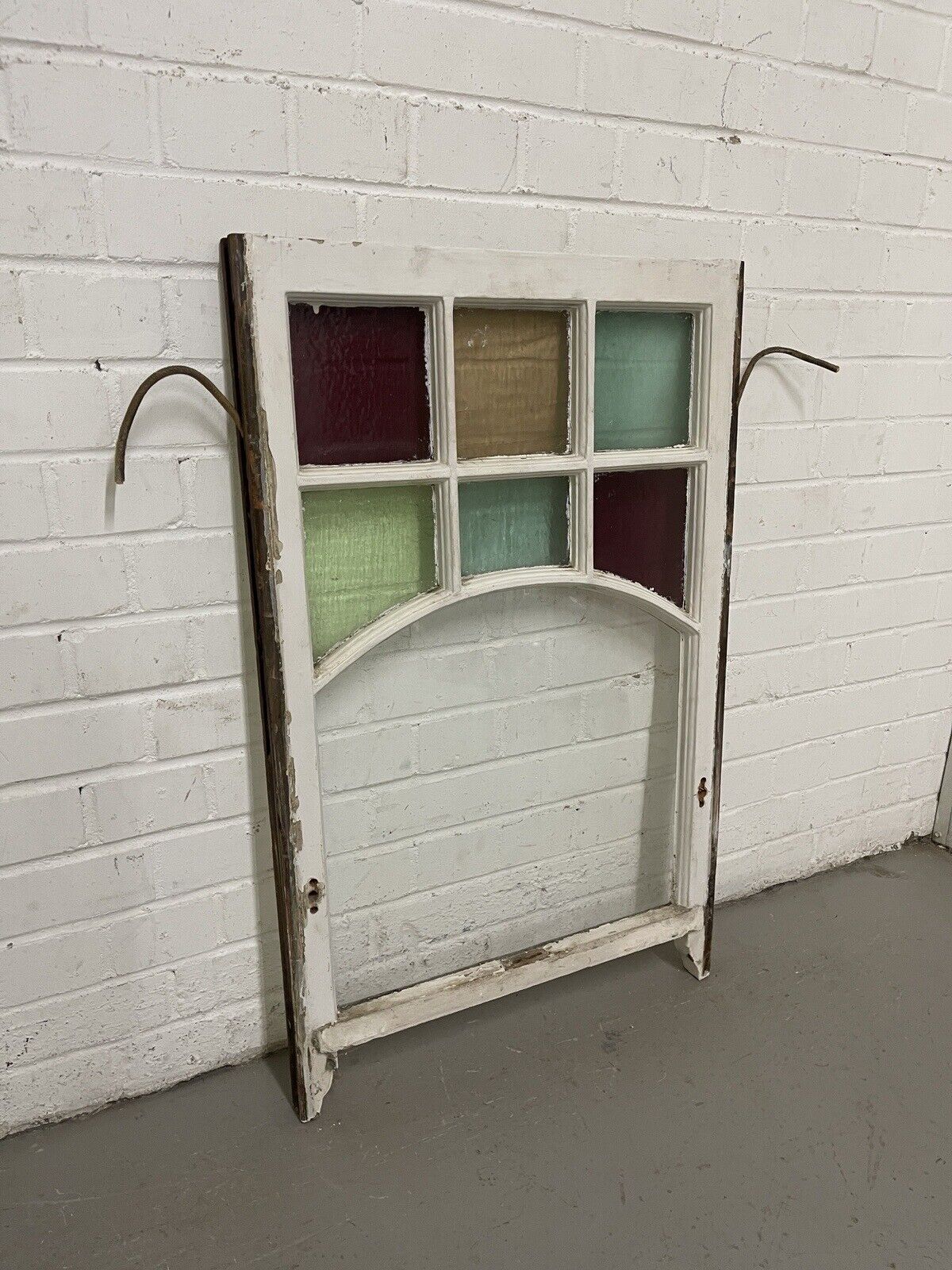 Reclaimed Old Georgian Edwardian Panel Wooden Sash Window 558 x 880mm