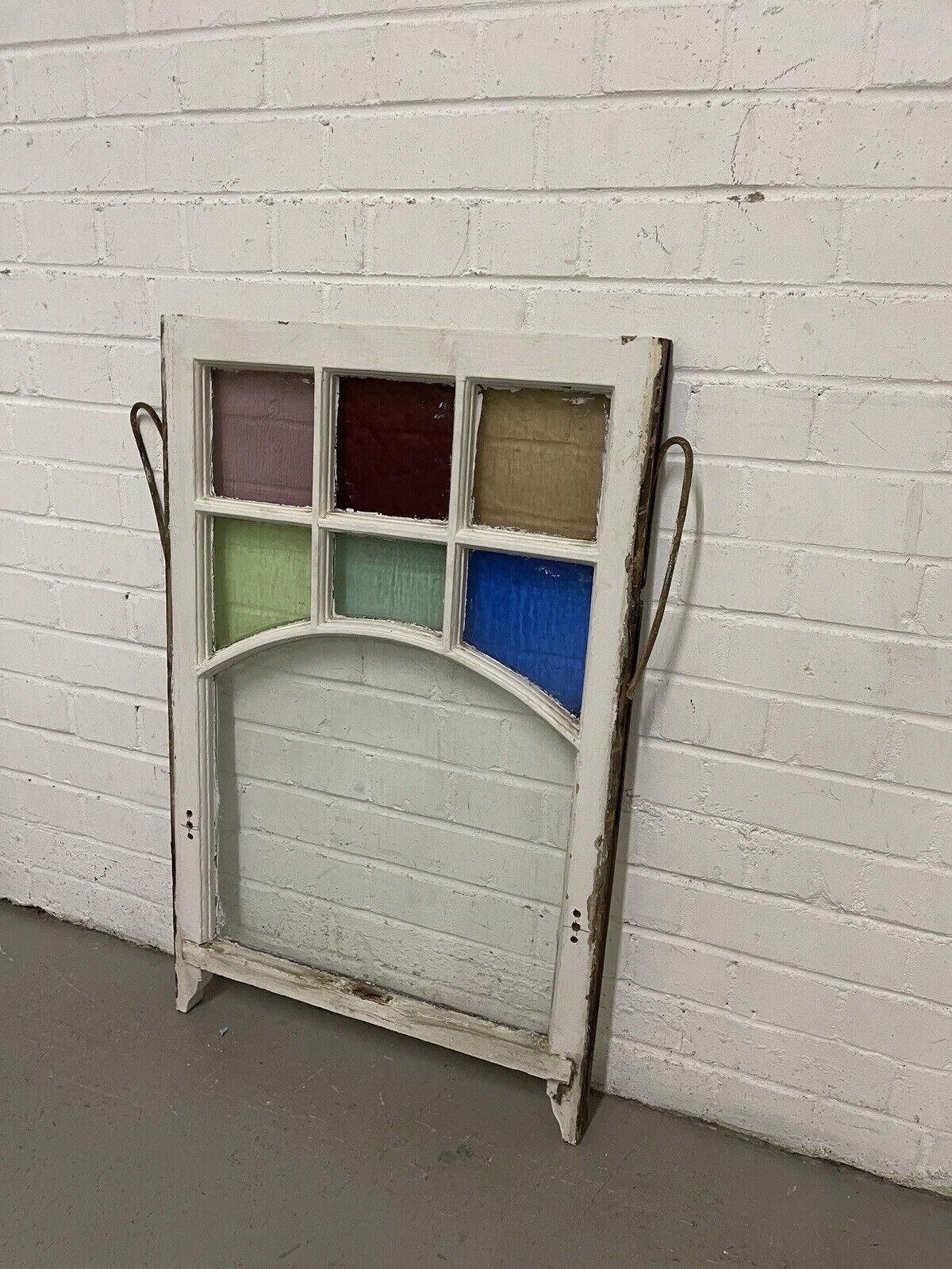 Reclaimed Old Georgian Edwardian Panel Wooden Sash Window 558 x 880mm