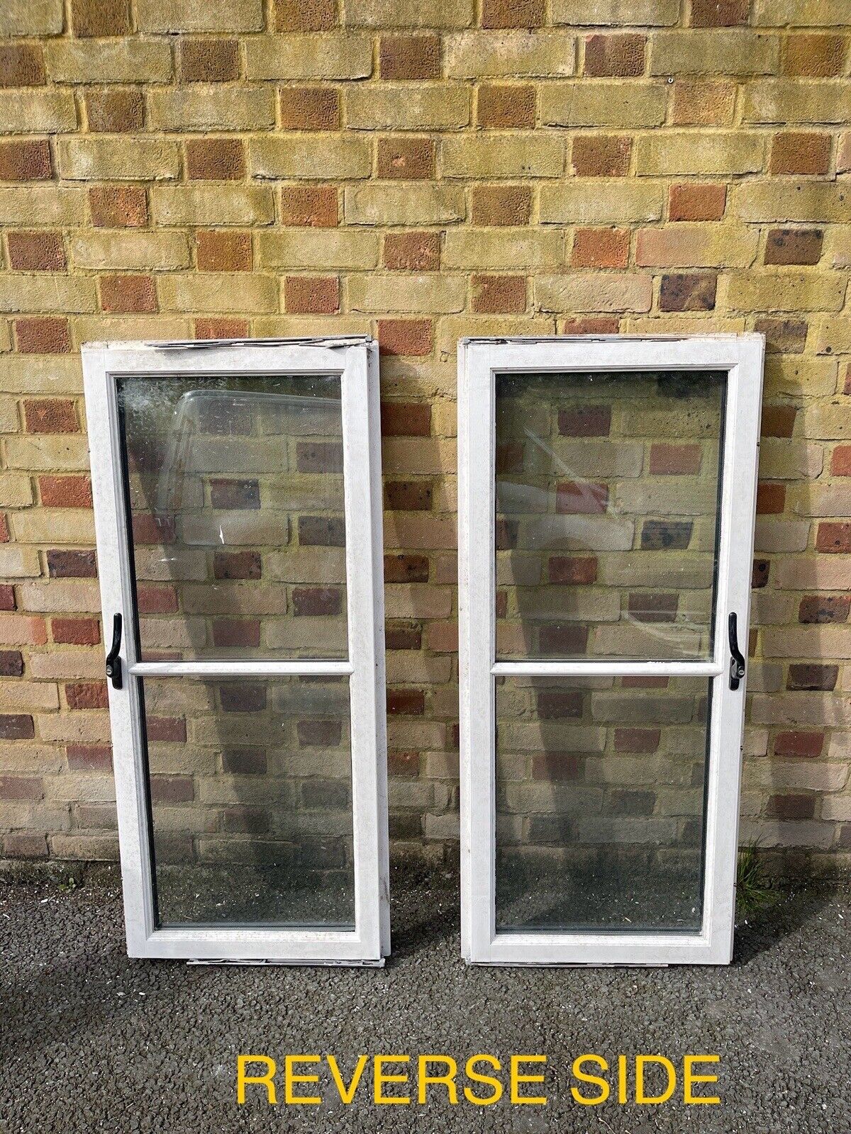 Job Lot Of Eleven Double Glazed Wooden Windows