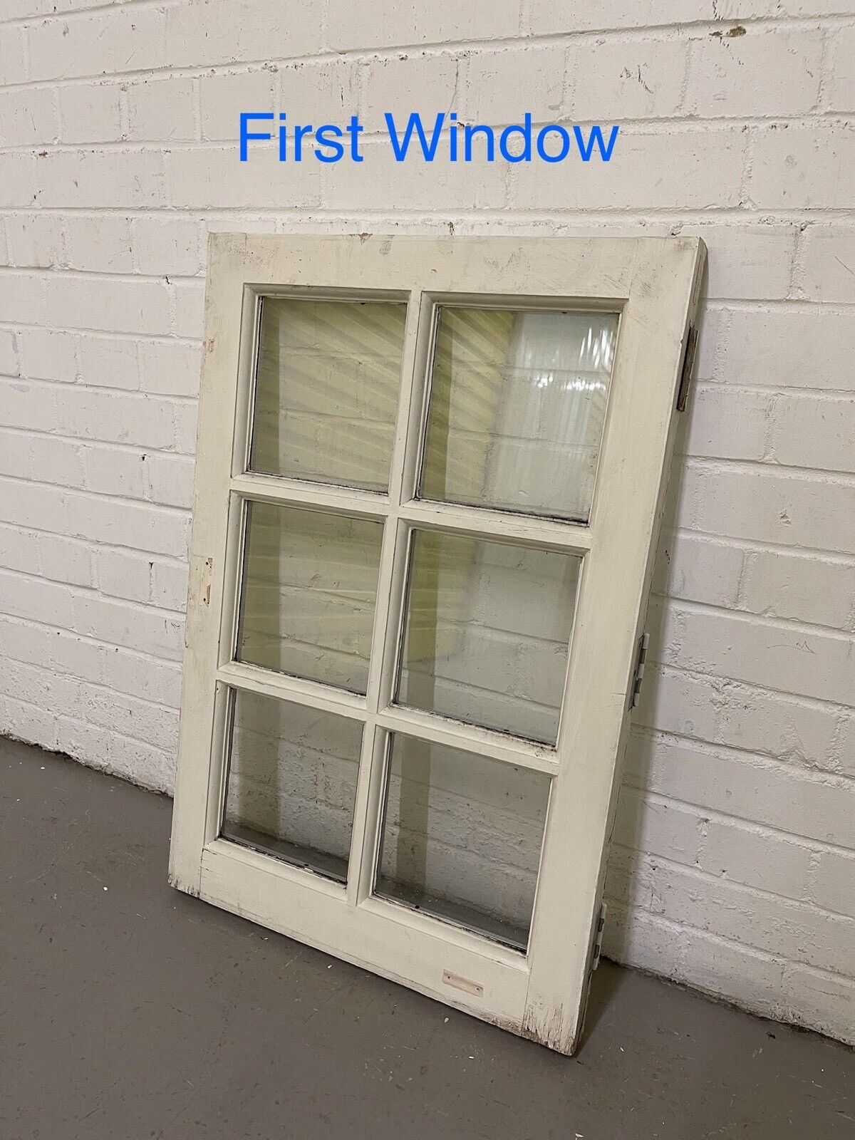 Job lot of  Four Reclaimed Style Georgian Double Glazed Windows 550mm x 818mm