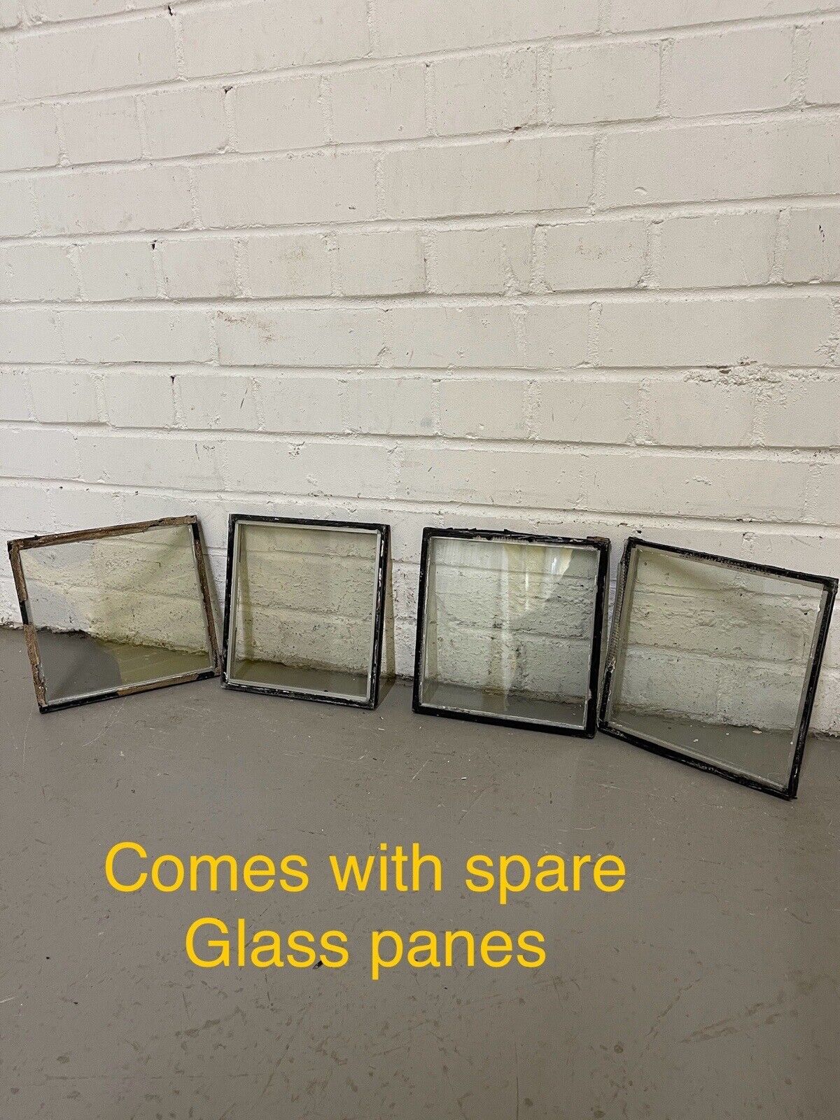 Job lot of  Four Reclaimed Style Georgian Double Glazed Windows 550mm x 818mm
