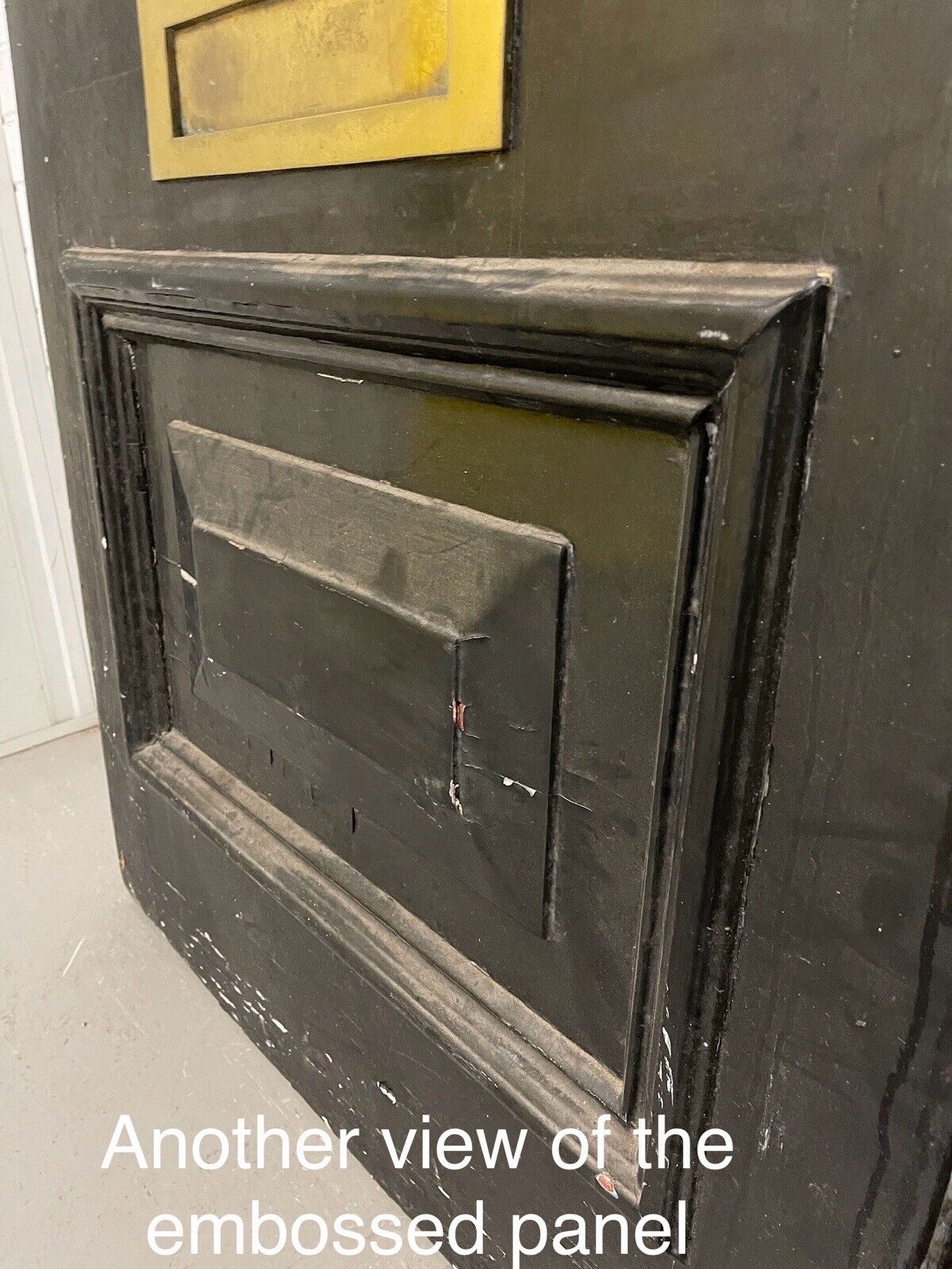 Reclaimed Victorian Edwardian Wooden Panel Front Door 2123 or 2128 x 910mm