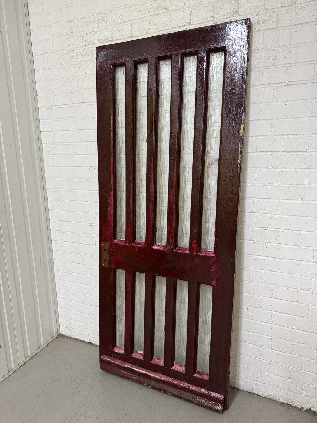 Reclaimed Old Victorian Edwardian Wooden Front Door 1976 Or 1955mm x 840mm
