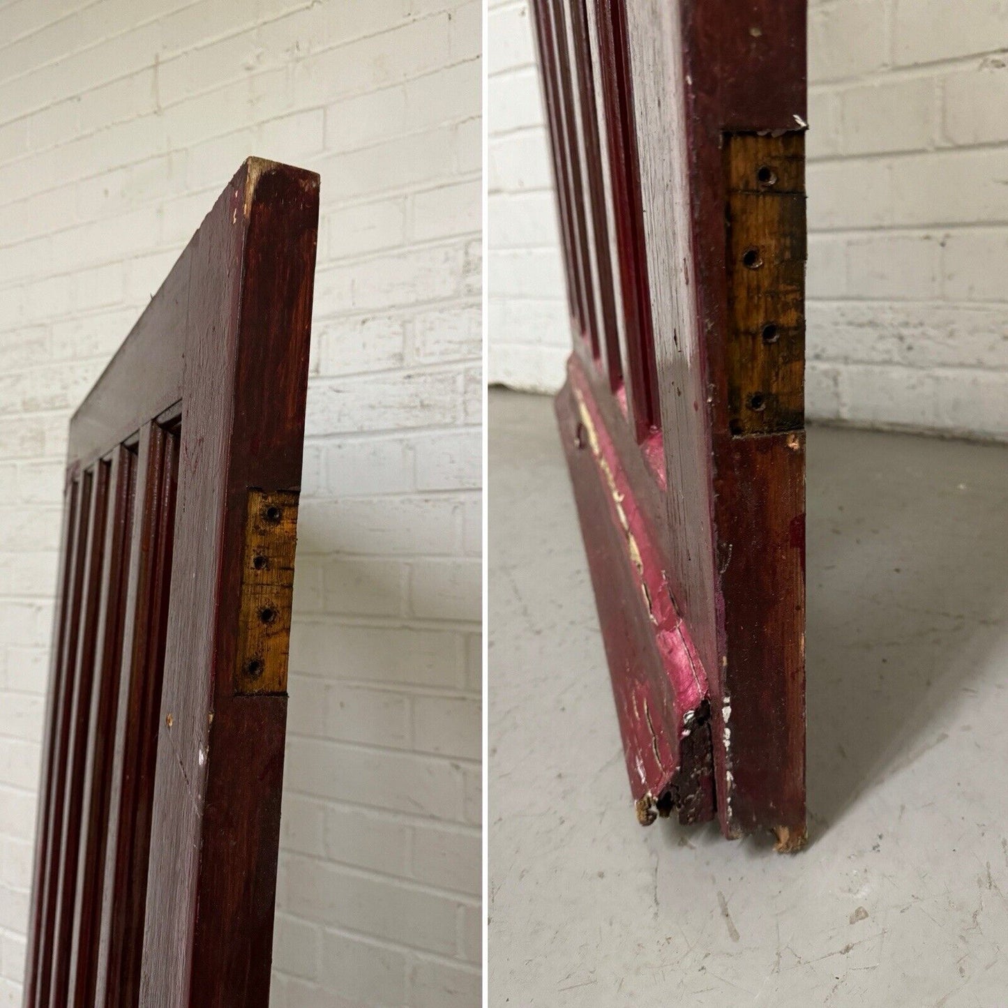 Reclaimed Old Victorian Edwardian Wooden Front Door 1976 Or 1955mm x 840mm