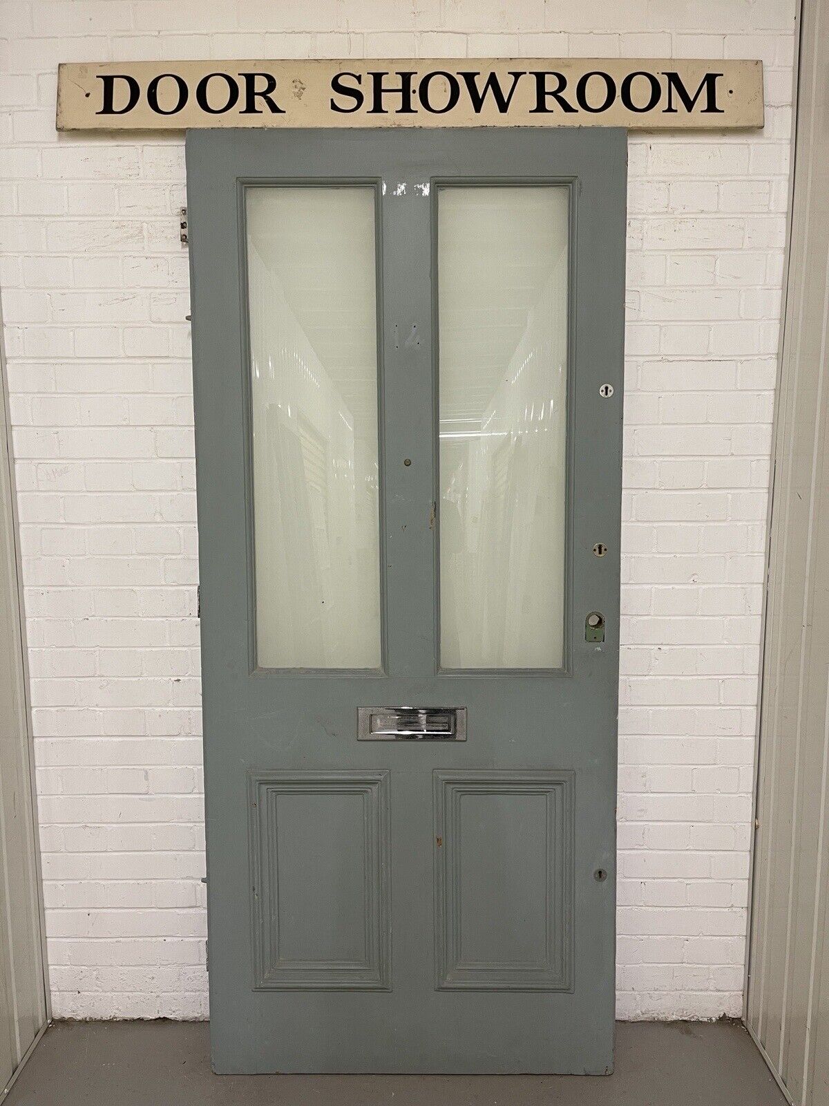 Reclaimed Old Victorian Edwardian Wooden Panel Front Door 2170 x 962mm