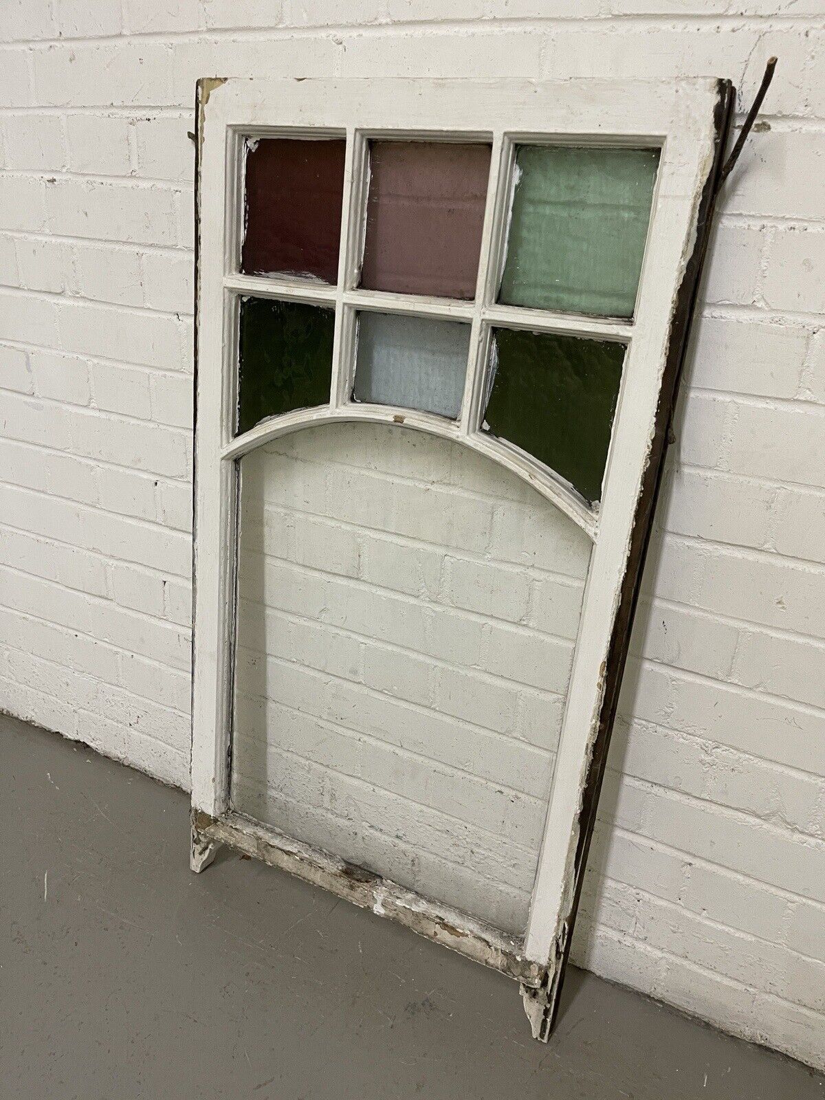 Reclaimed Old Georgian Edwardian Panel Wooden Sash Window 555 x 1030mm