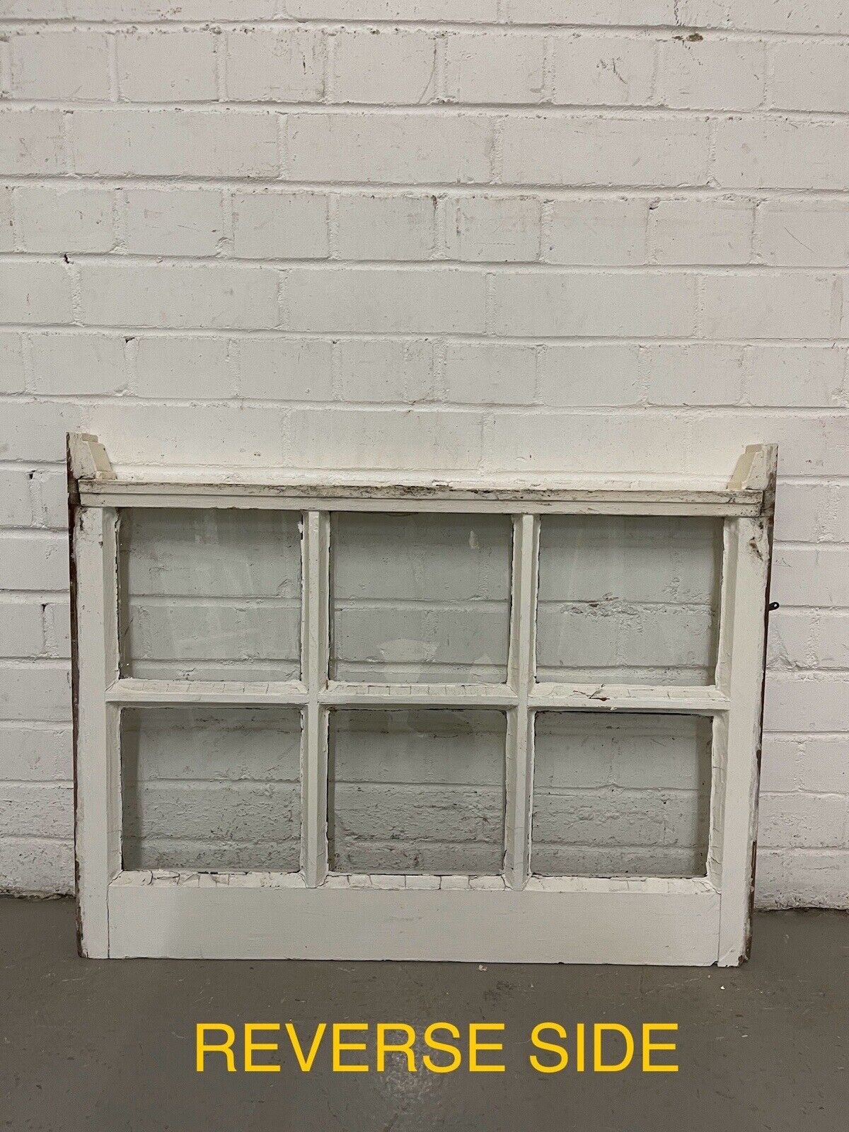 Pair Reclaimed Georgian 6 Panel Wooden Panel Sash Window 770 x 545 770 x 590mm