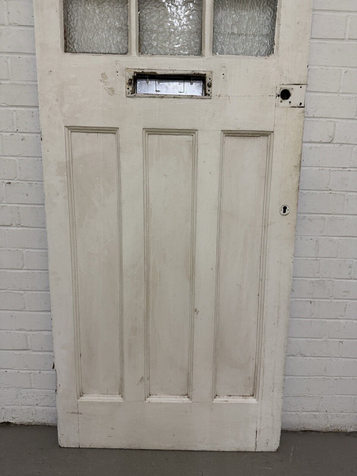 Reclaimed Victorian Edwardian Wooden Panel Front Door 2015 x 785 or 790mm