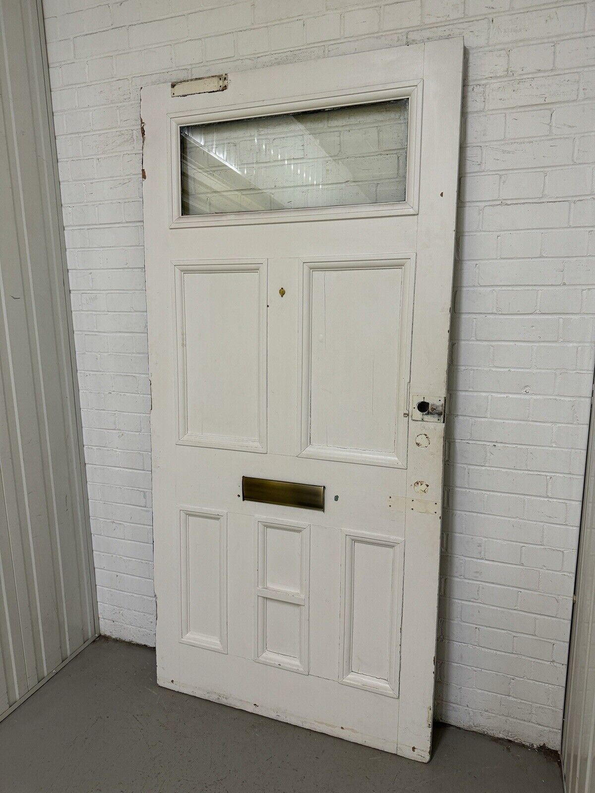 Reclaimed Victorian Wooden Panel Front Door 2100 or 2105 x 1005mm