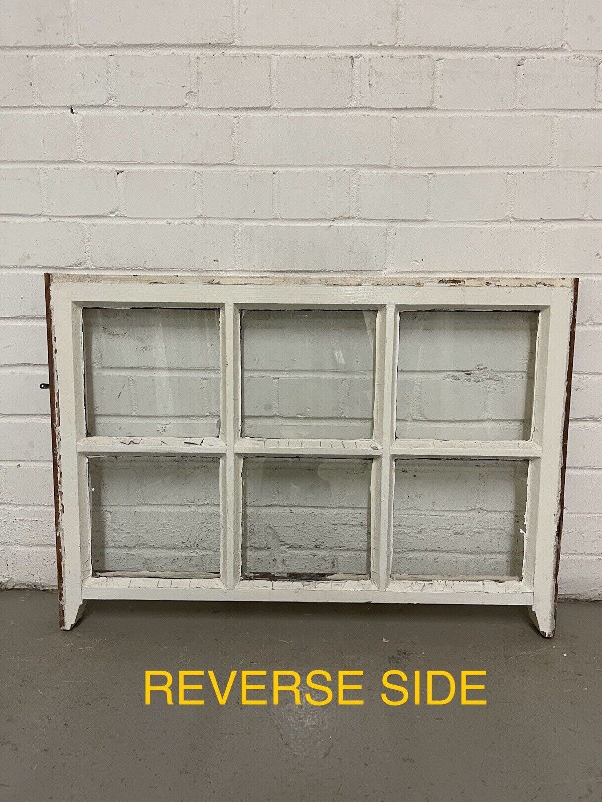 Pair Reclaimed Georgian 6 Panel Wooden Panel Sash Window 770 x 545 770 x 590mm