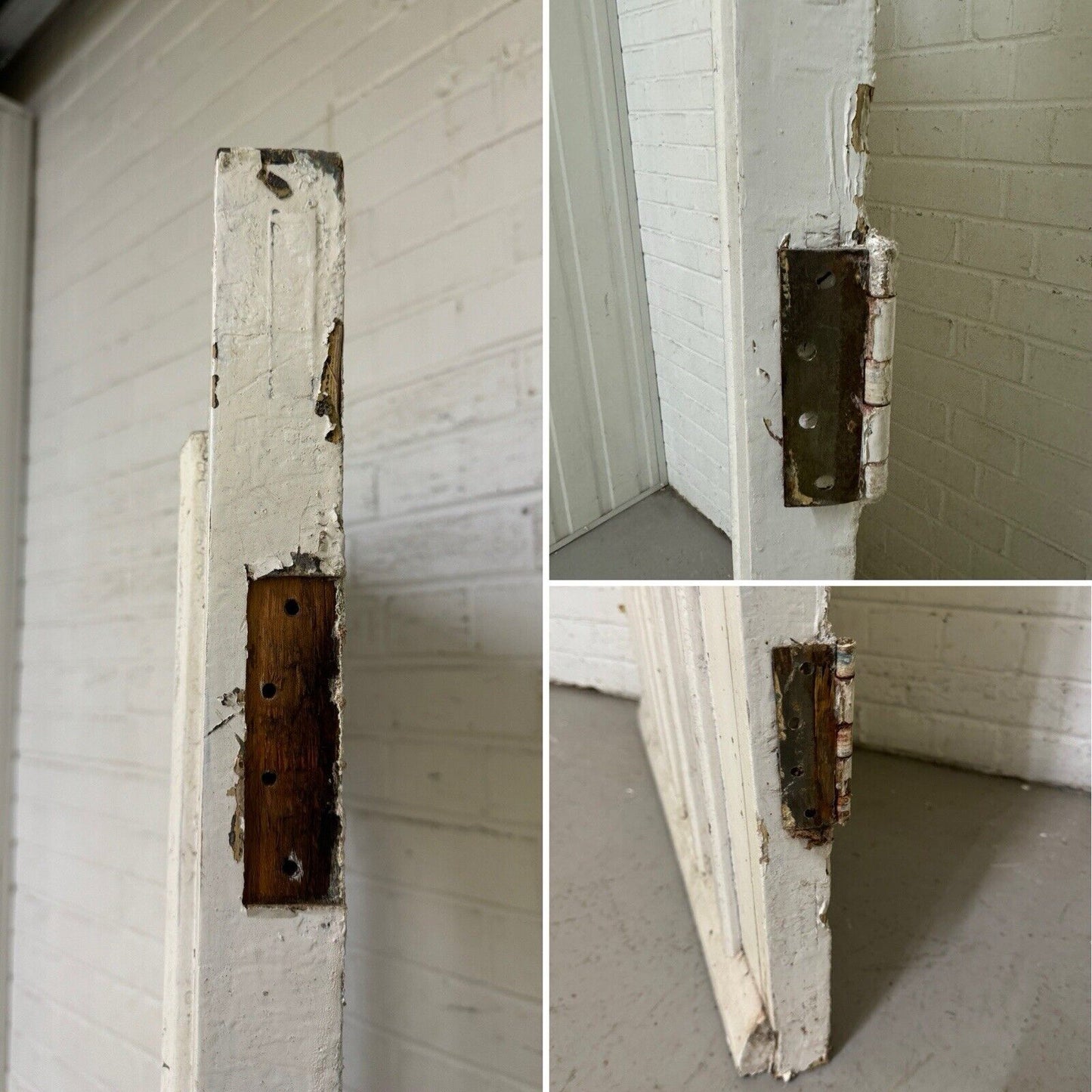 Reclaimed Old Arts and Crafts Victorian Wooden Front Door 2023 x 805mm