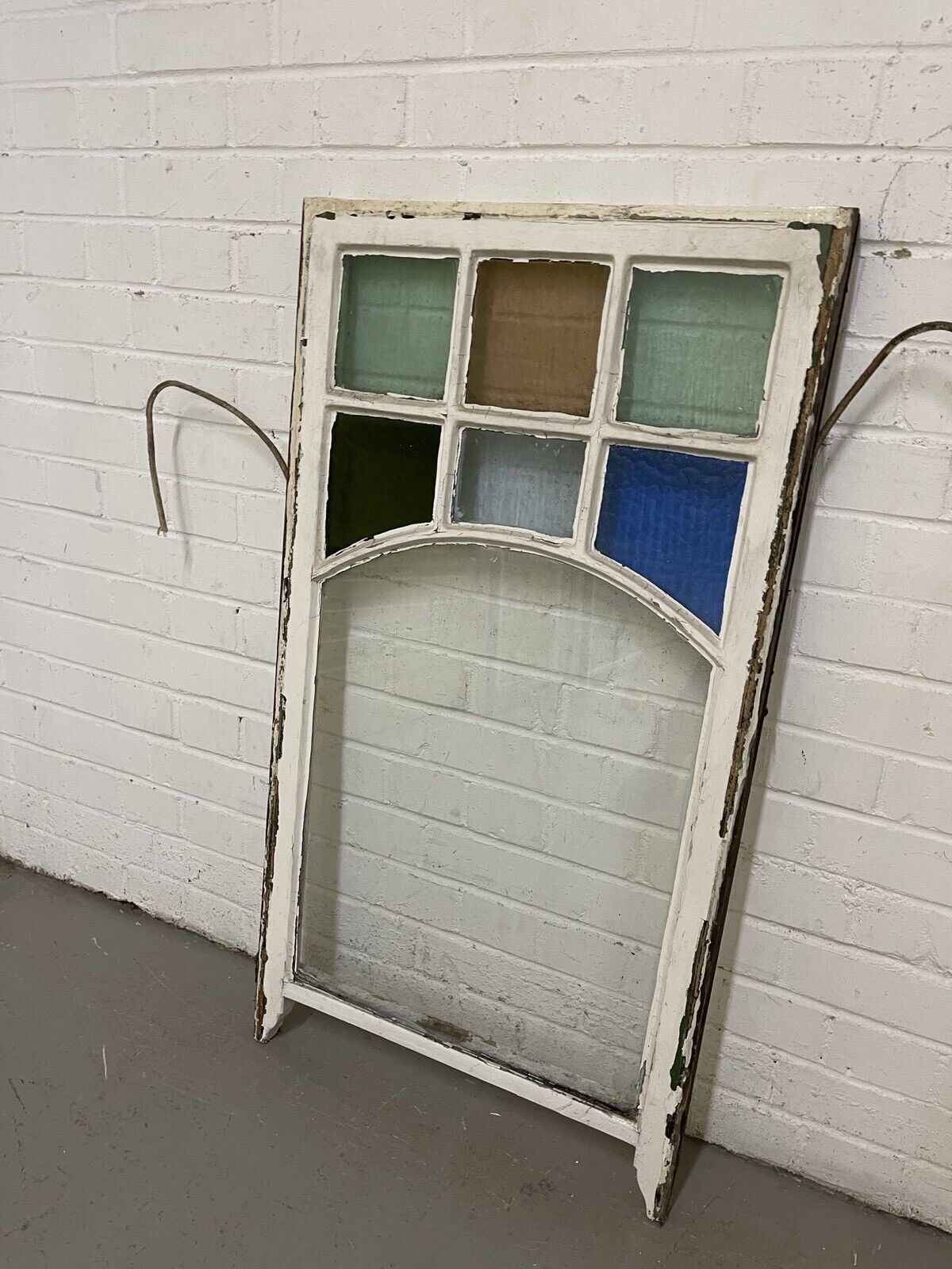 Reclaimed Old Georgian Edwardian Panel Wooden Sash Window 555 x 1030mm