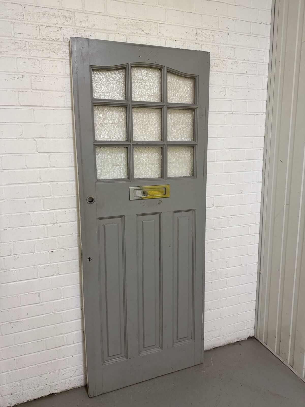 Reclaimed Victorian Edwardian Wooden Panel Front Door 2015 x 785 or 790mm