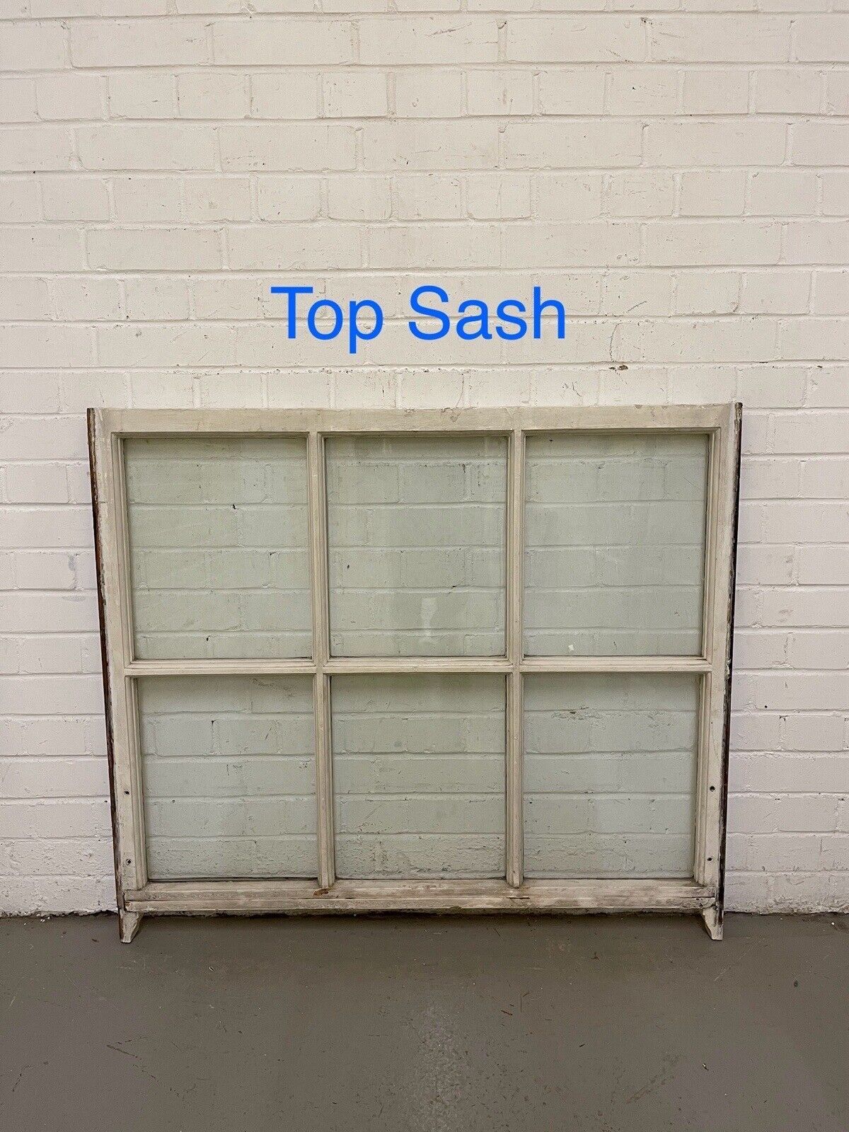 Two Pairs Reclaimed Georgian 6 Panel Wooden Sash Windows 1070 x 935 1070 x 975mm