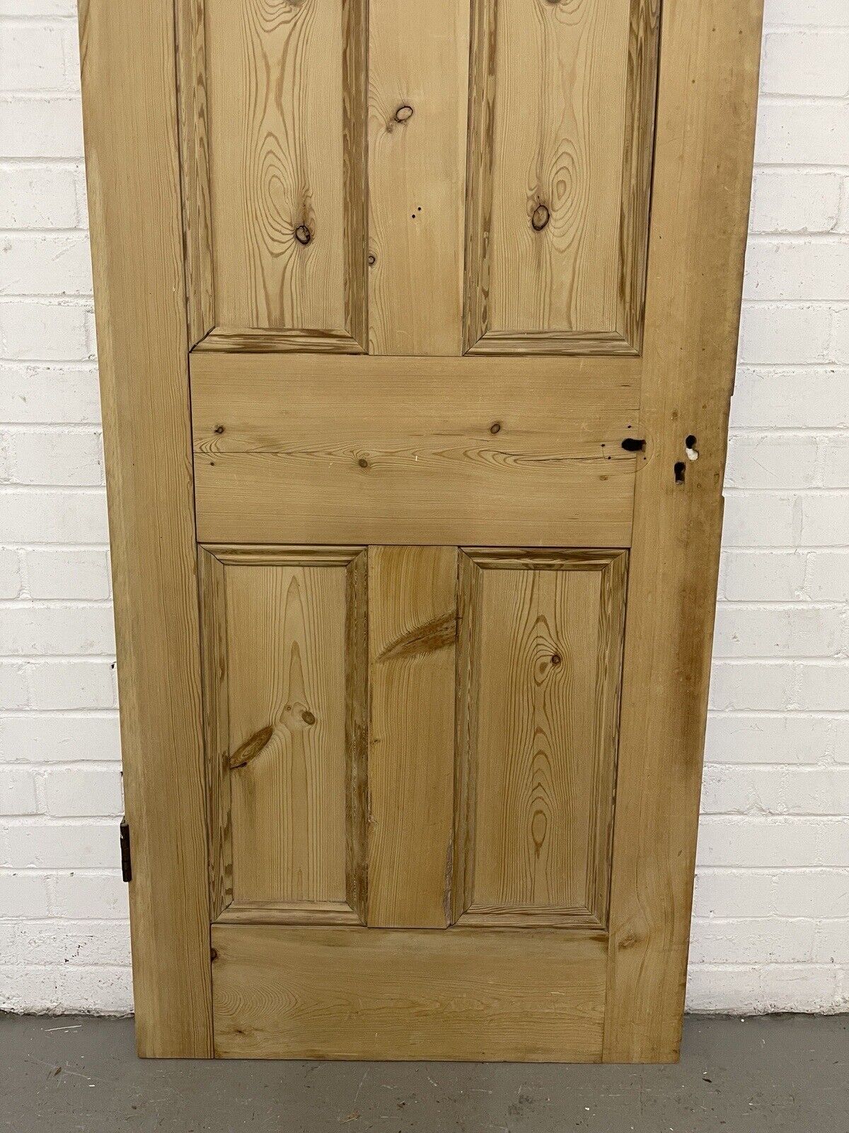 Reclaimed Victorian Pine Internal 4 panel Door 1940 or 1950 x 743mm