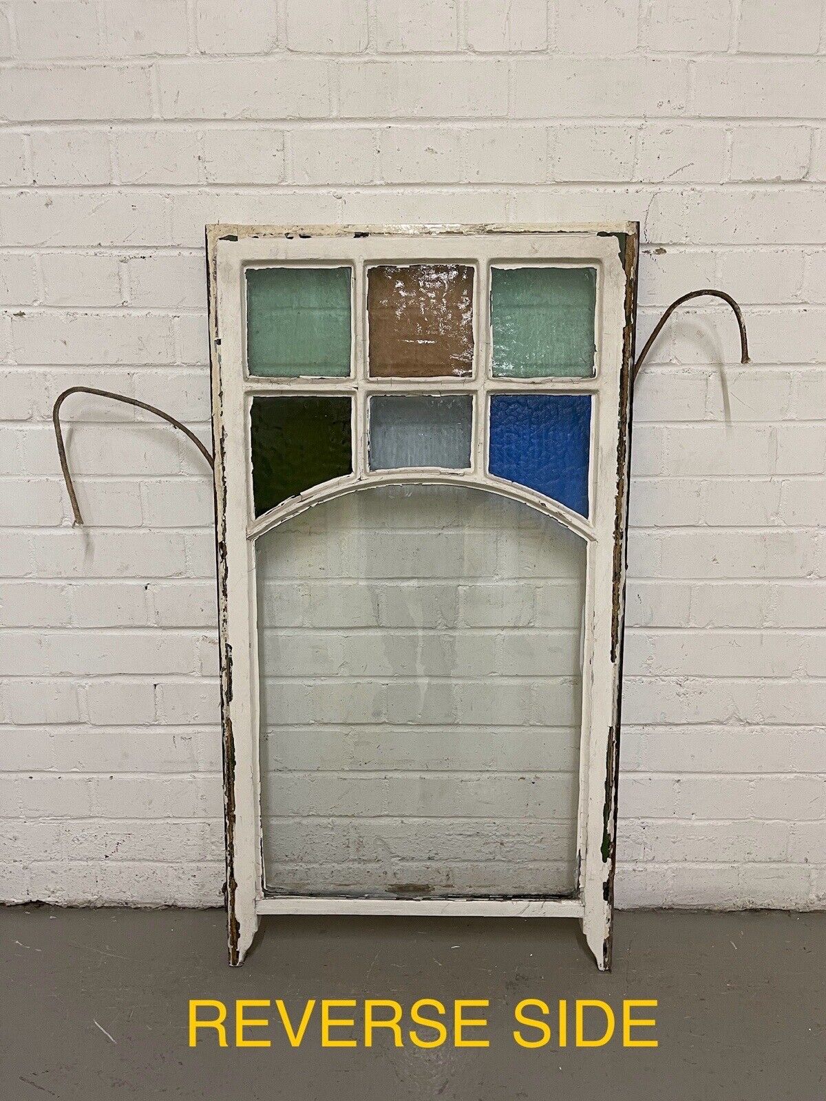 Reclaimed Old Georgian Edwardian Panel Wooden Sash Window 555 x 1030mm