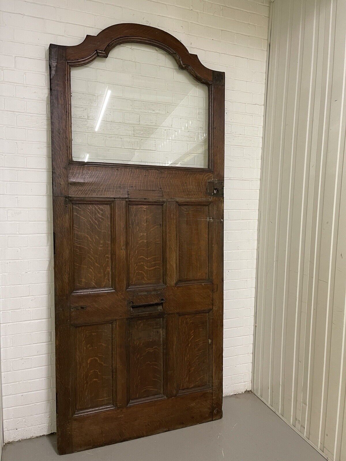 Reclaimed Oak Wooden Entrance Arch Front Door 2390 or 2590mm with Arch x 1105mm