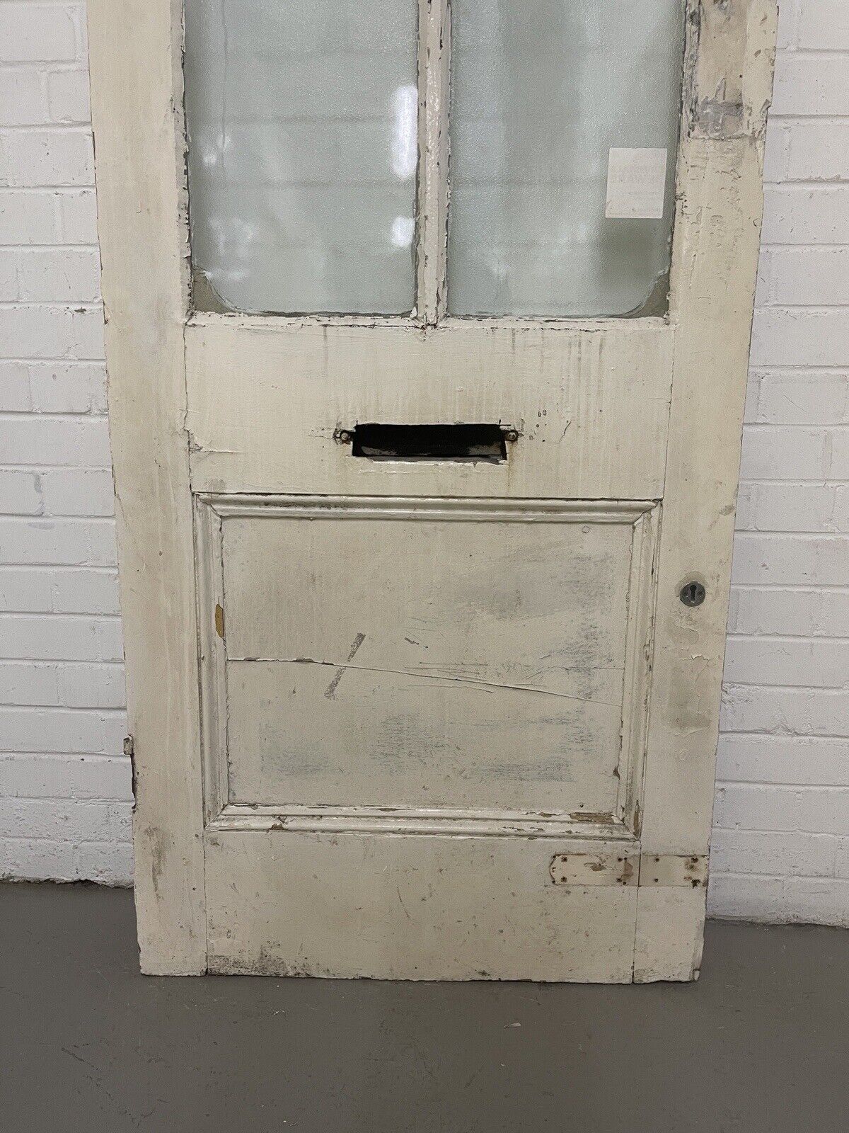 Reclaimed Old Arts and Crafts Victorian Wooden Front Door 2125 or x 795mm
