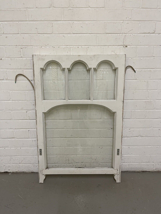 Reclaimed Old Edwardian Arch Sash Wooden Window 627 x 950mm