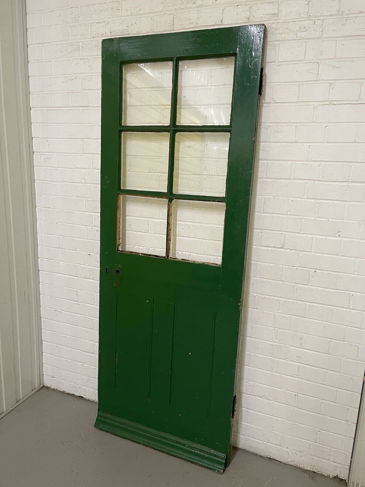 Reclaimed Georgian Victorian Wooden Panel External Or Internal Door 1980 x 760mm
