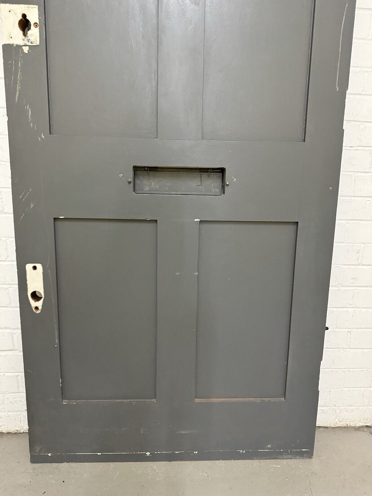 Reclaimed Old Victorian Edwardian Wooden Panel Front Door 2130 x 913mm