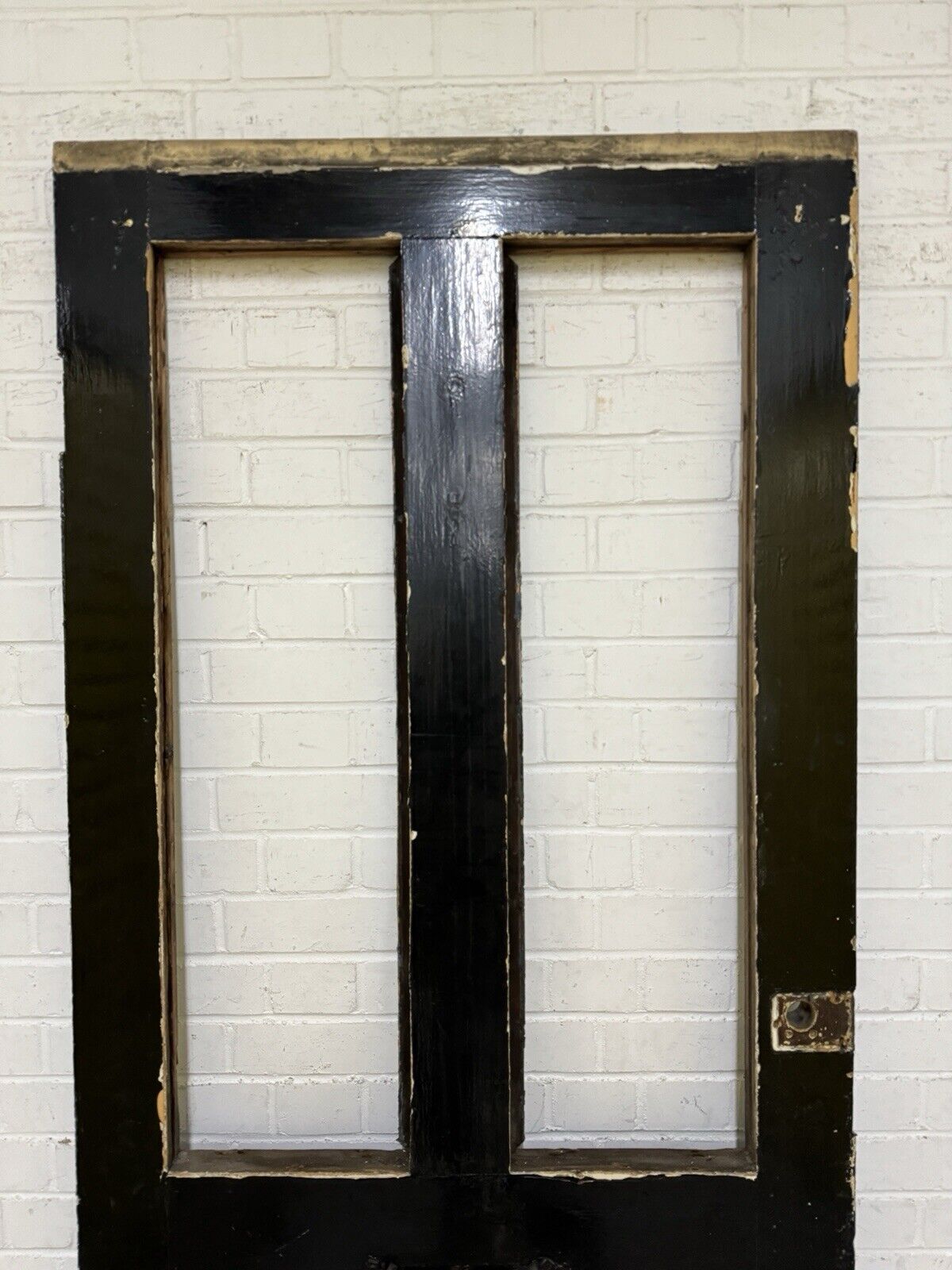 Reclaimed Old Victorian Edwardian Wooden Panel Front Door 2075 or 2080 x 855mm