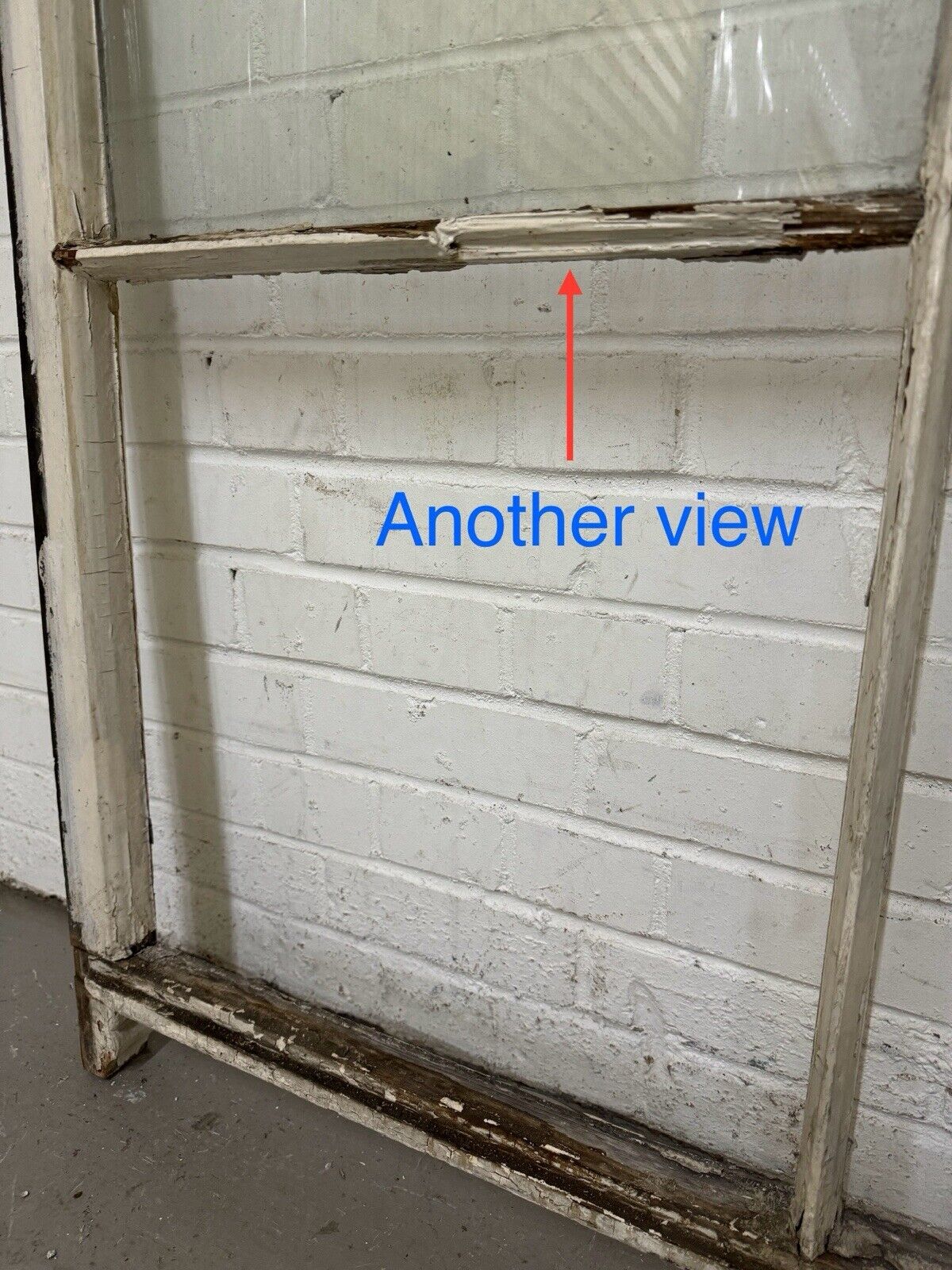 Reclaimed Old Georgian Sash Wooden Window 1140 x 1120 x 1065 or 1070mm