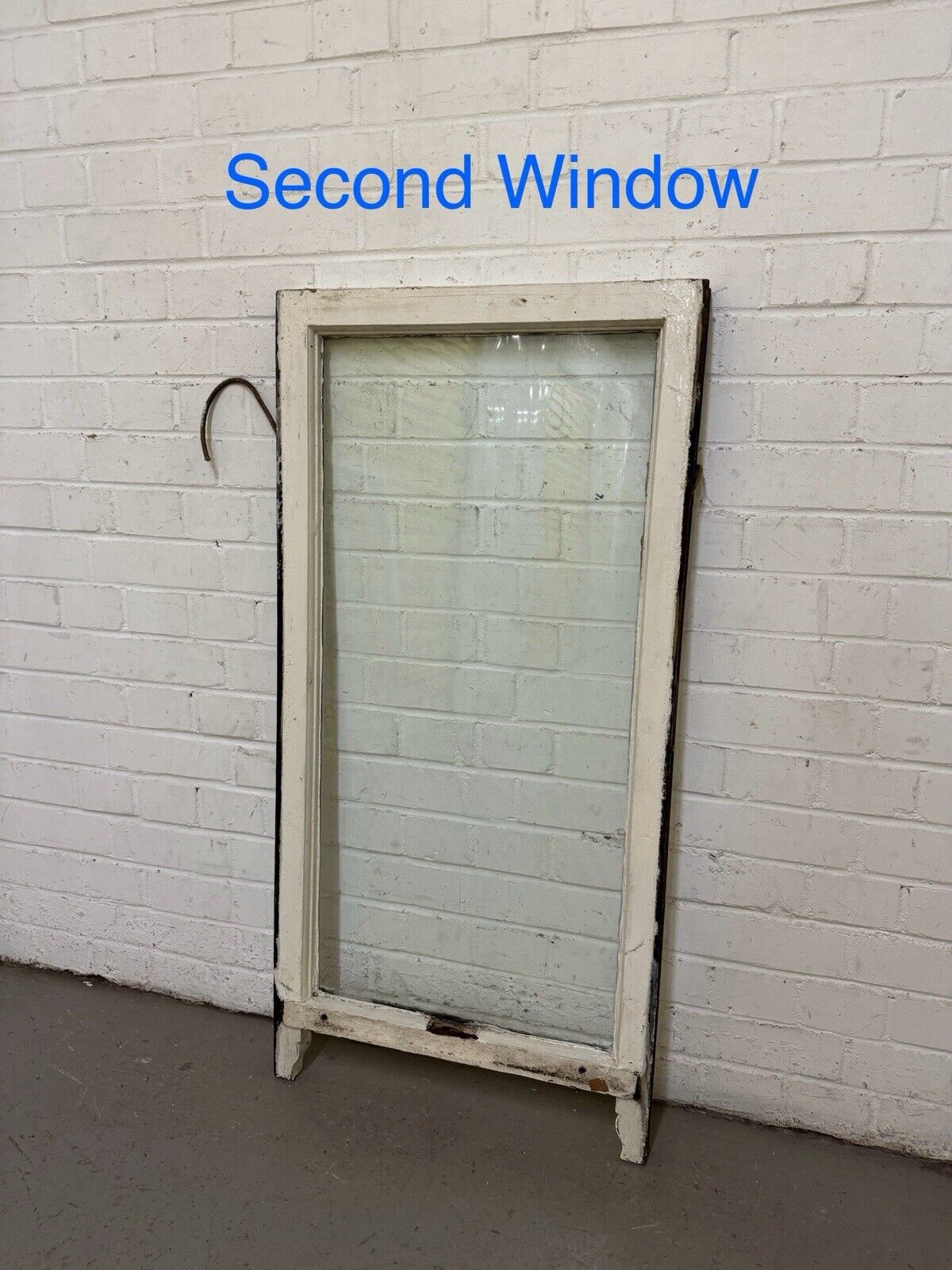 Pair Reclaimed Old Victorian Sash Panel Wooden Window 1115 x 543mm 1020 x 543mm