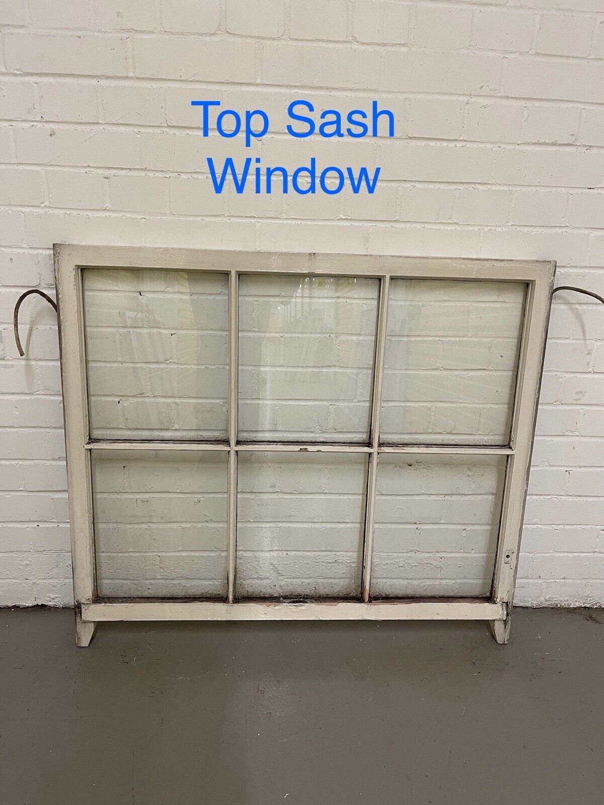 Pair Of Reclaimed Georgian 6 Panel Wooden Panel Sash Window 987x870 985x815mm