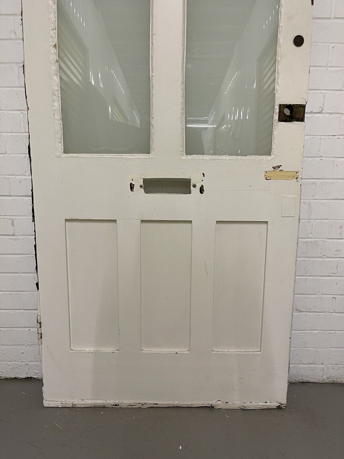 Reclaimed Victorian Edwardian Wooden Panel Front Door 2130 or 2135mm x 913mm