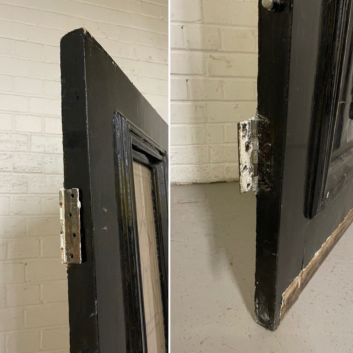 Reclaimed Victorian Edwardian Wooden Panel Front Door 2120 Or 2115 x 915mm