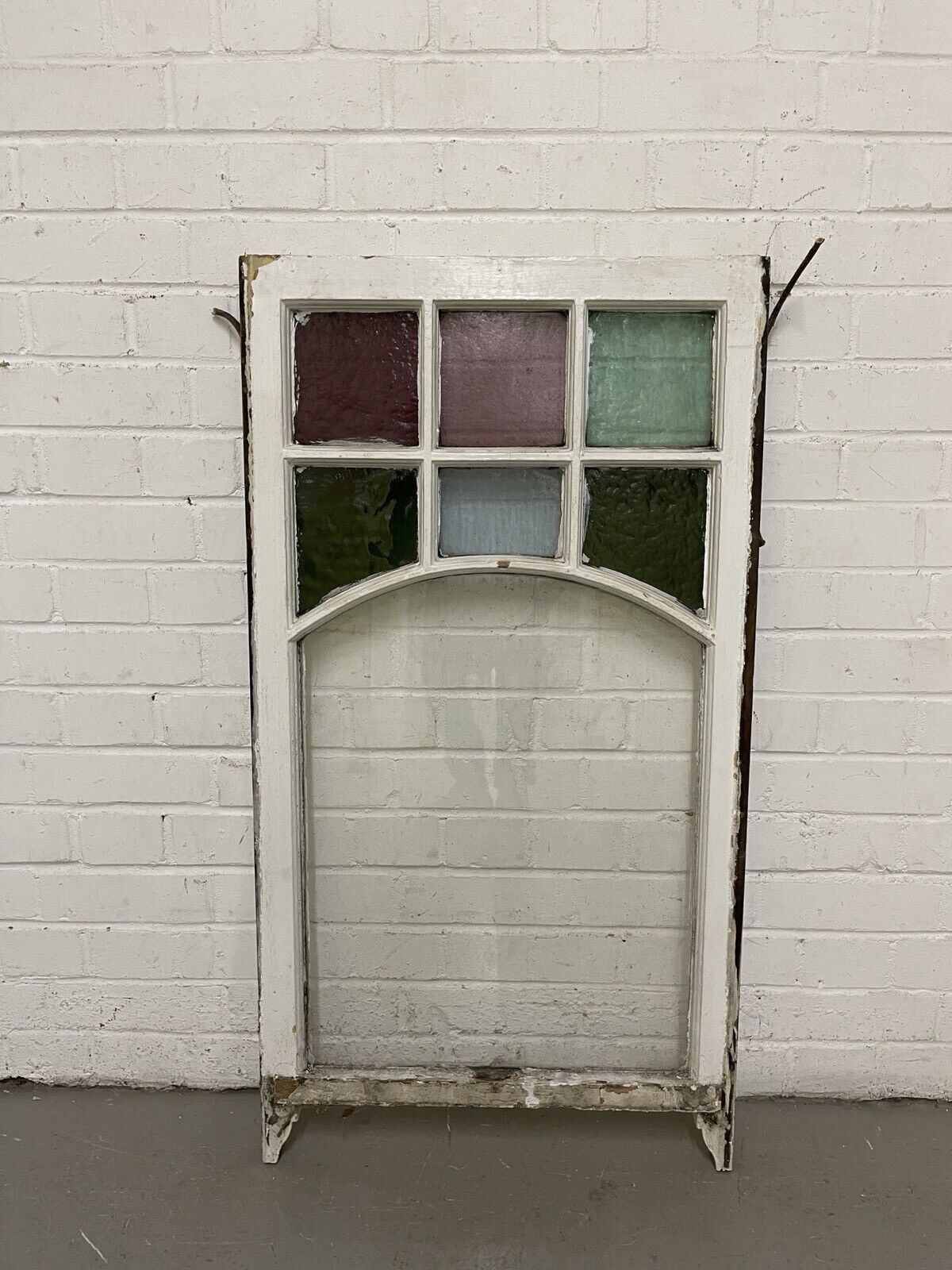 Reclaimed Old Georgian Edwardian Panel Wooden Sash Window 555 x 1030mm