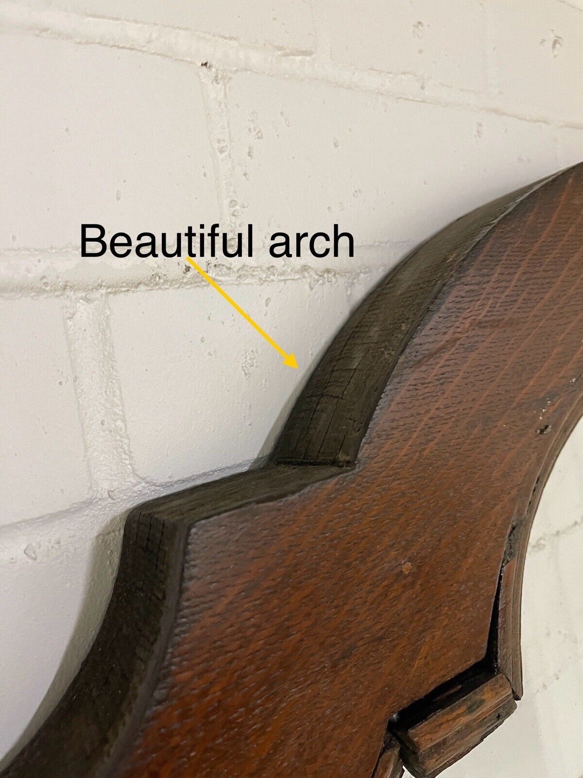 Reclaimed Oak Wooden Entrance Arch Front Door 2390 or 2590mm with Arch x 1105mm