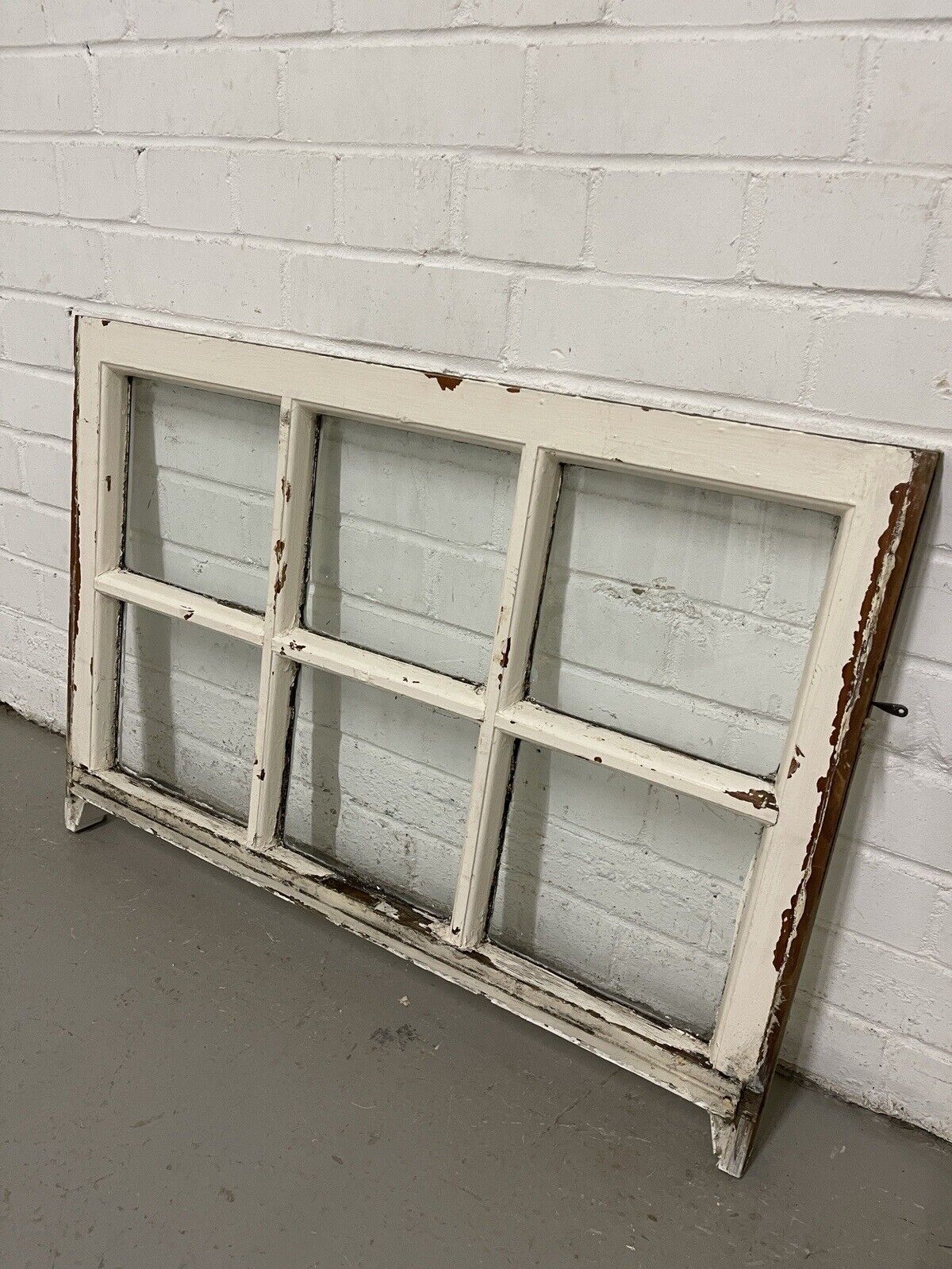 Pair Reclaimed Georgian 6 Panel Wooden Panel Sash Window 770 x 545 770 x 590mm