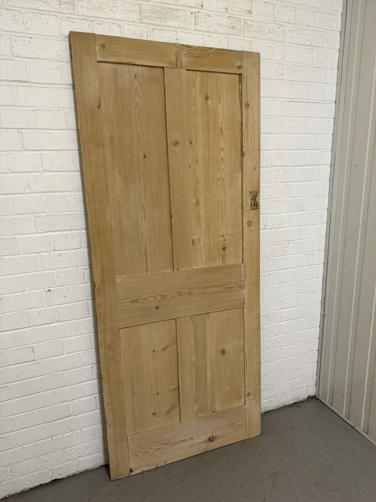 Reclaimed Victorian Pine Internal 4 panel Door 1865 x 787mm