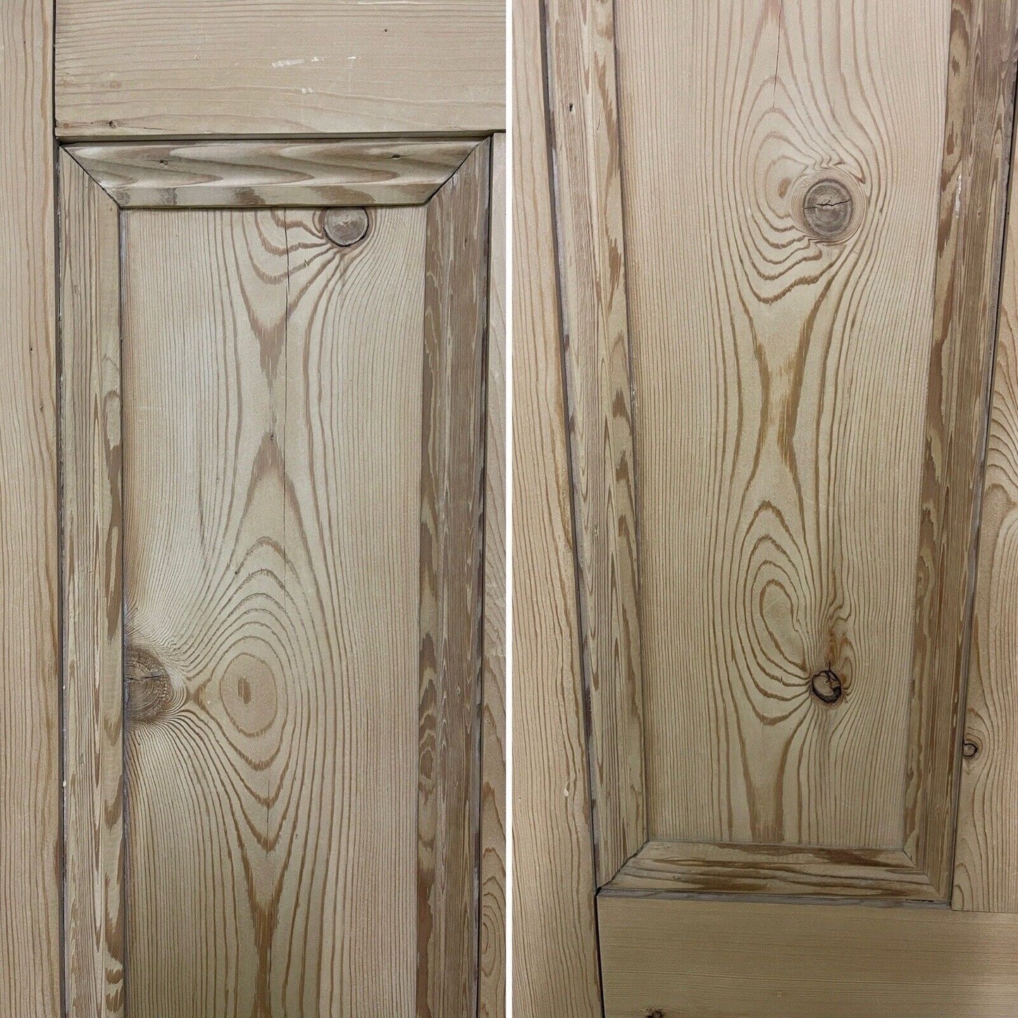 Reclaimed Victorian Pine Internal 4 panel Door 1940 or 1950 x 743mm