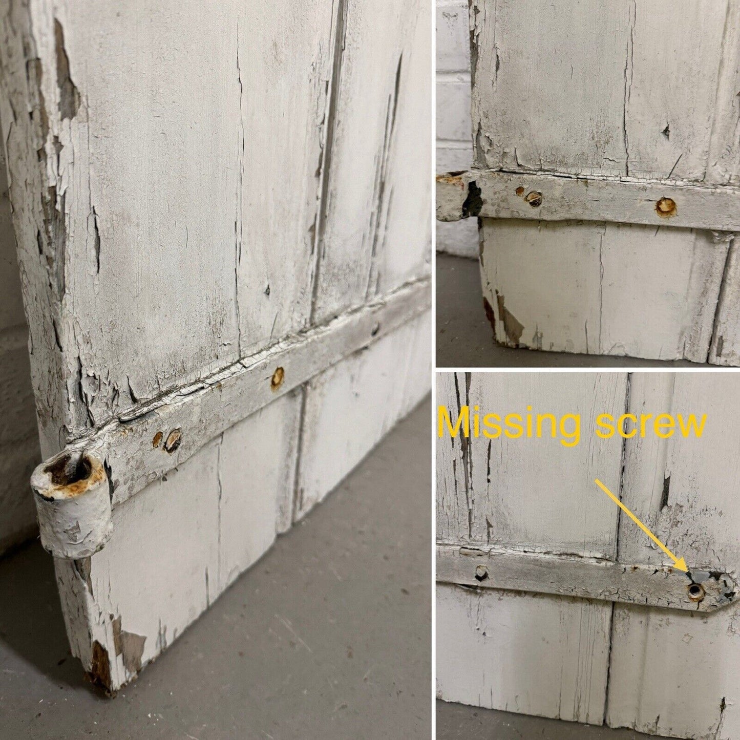 Reclaimed Wooden Old Cottage Ledge and Brace door 1650 x 610mm