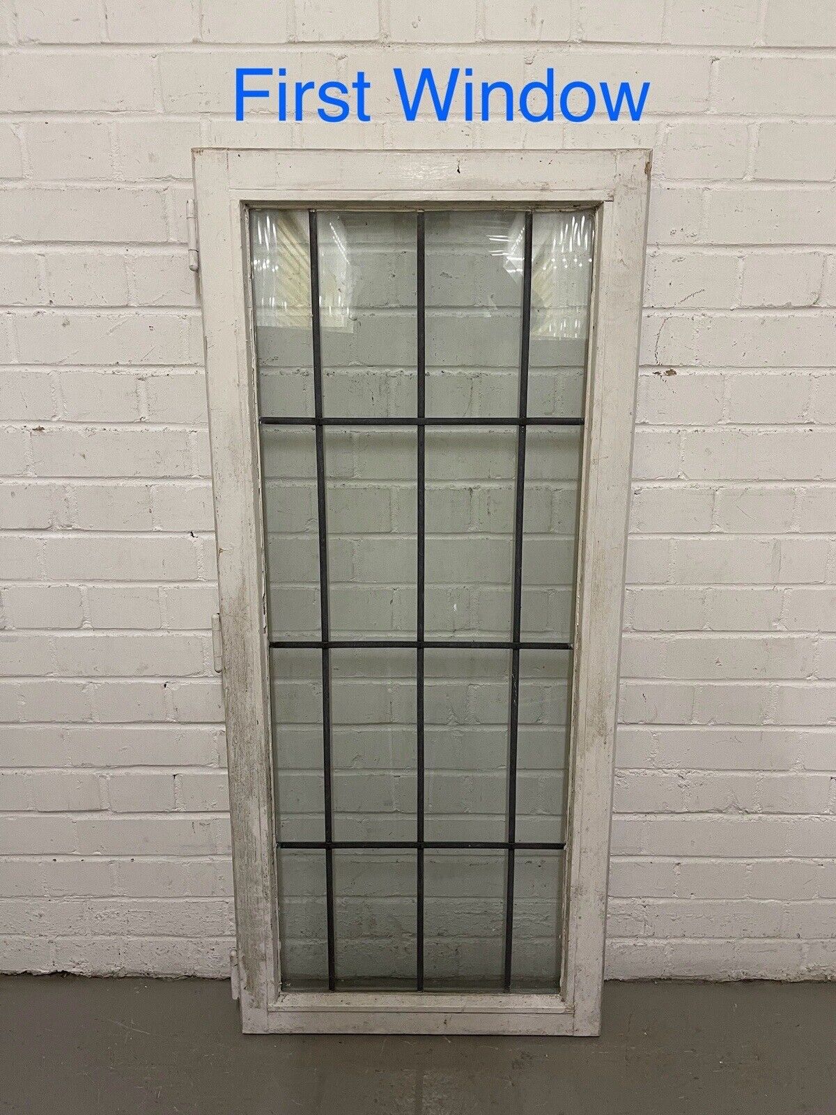 Job Lot Of 8 Reclaimed Leaded Light Double Glazed Wooden Windows