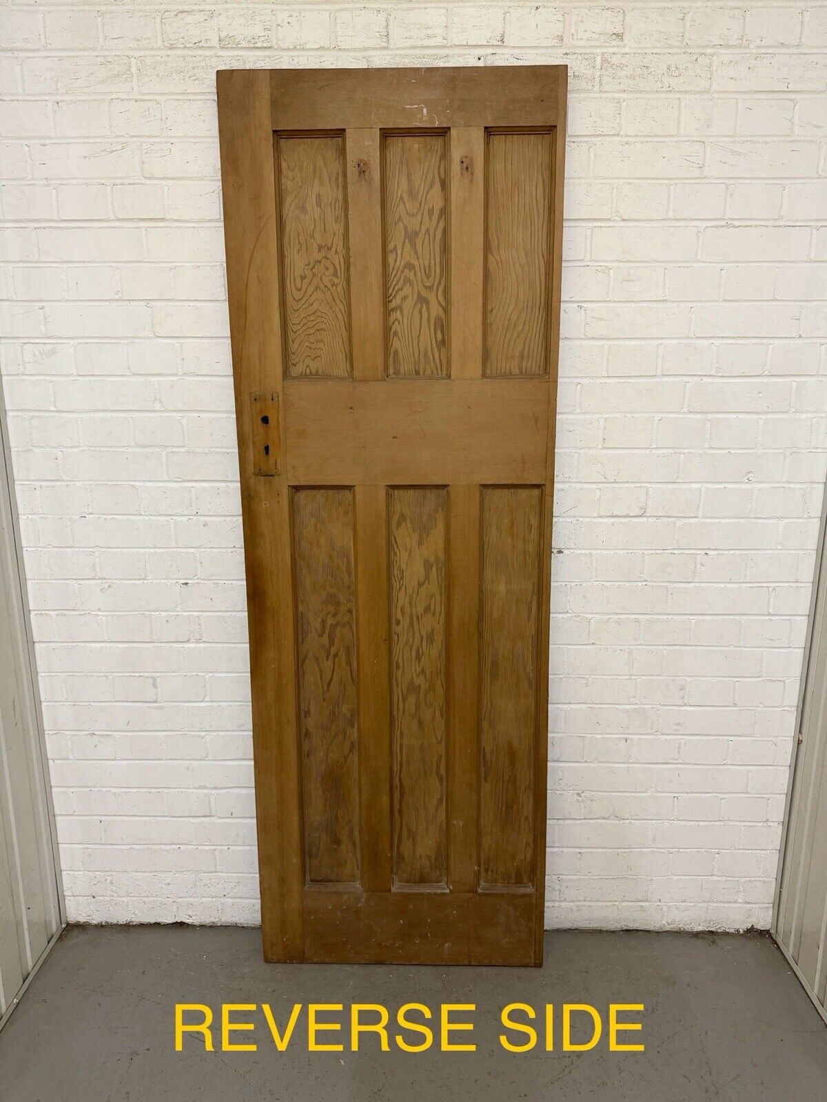 Vintage Reclaimed Edwardian Internal 6 panel Door 1960 Or 1955mm x 675mm